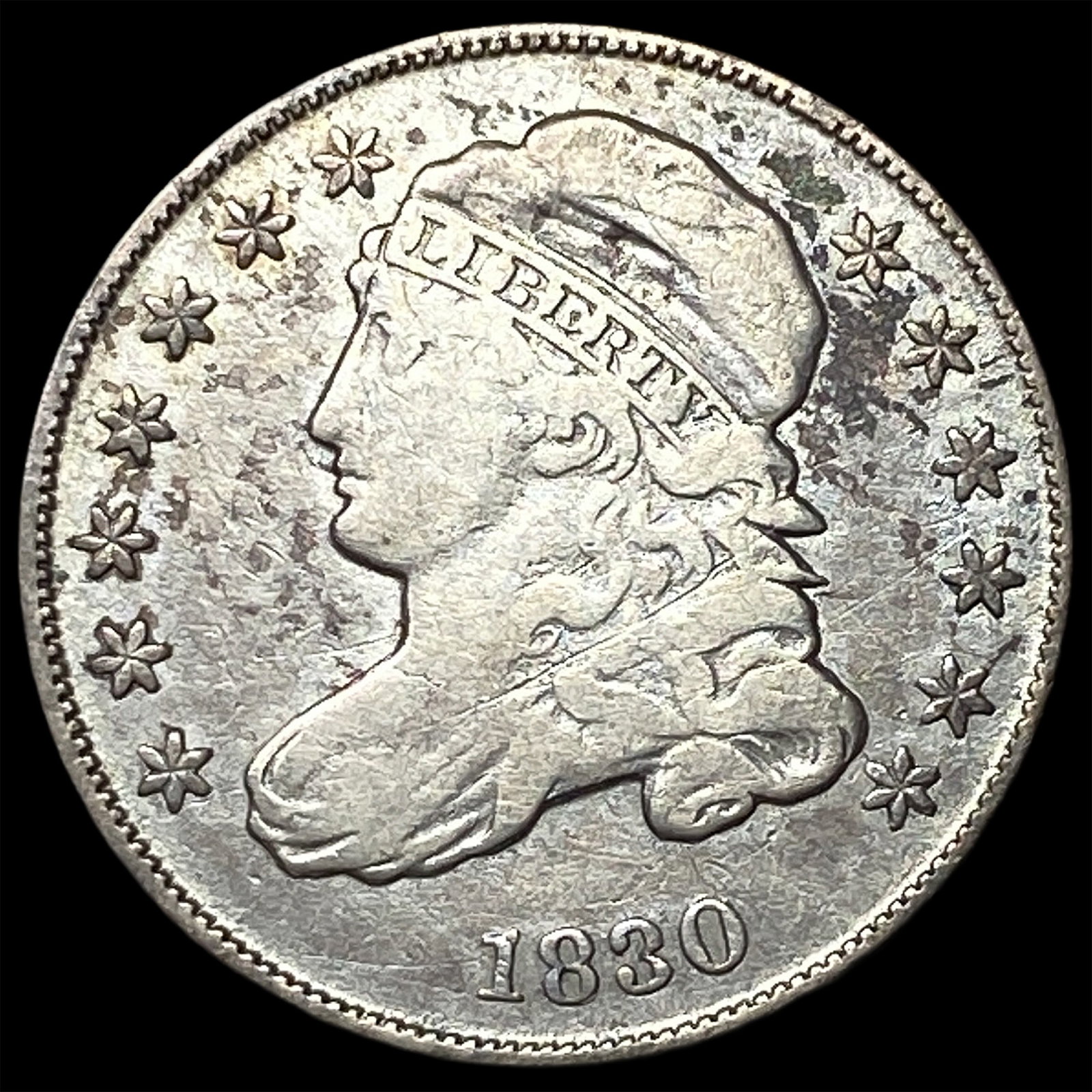 1830 Silver Capped Bust Dime LIGHTLY CIRCULATED: 1830 Silver Capped Bust Dime LIGHTLY CIRCULATED