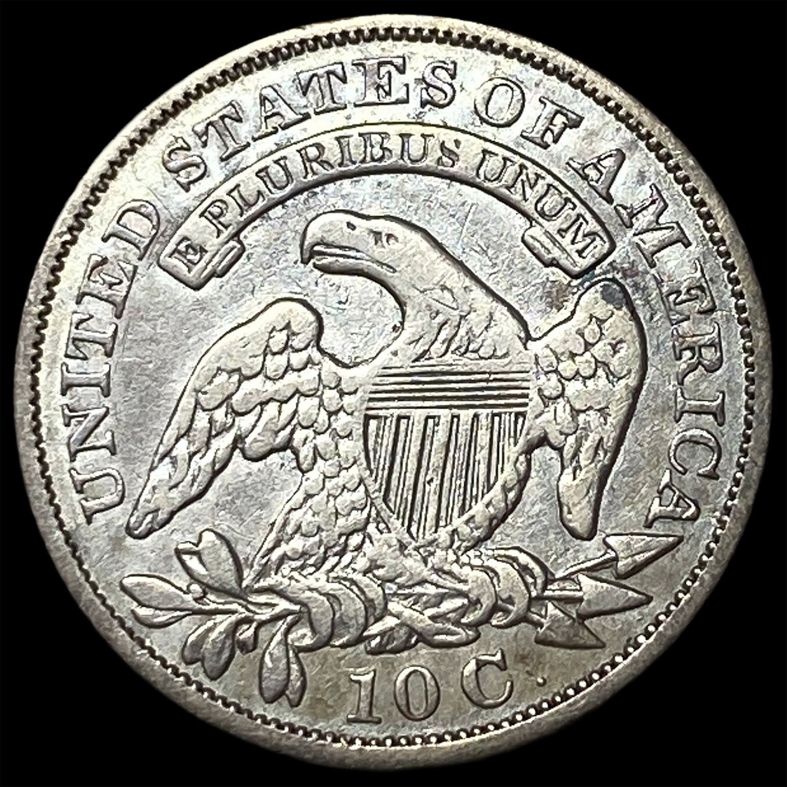 1830 Silver Capped Bust Dime LIGHTLY CIRCULATED - 2