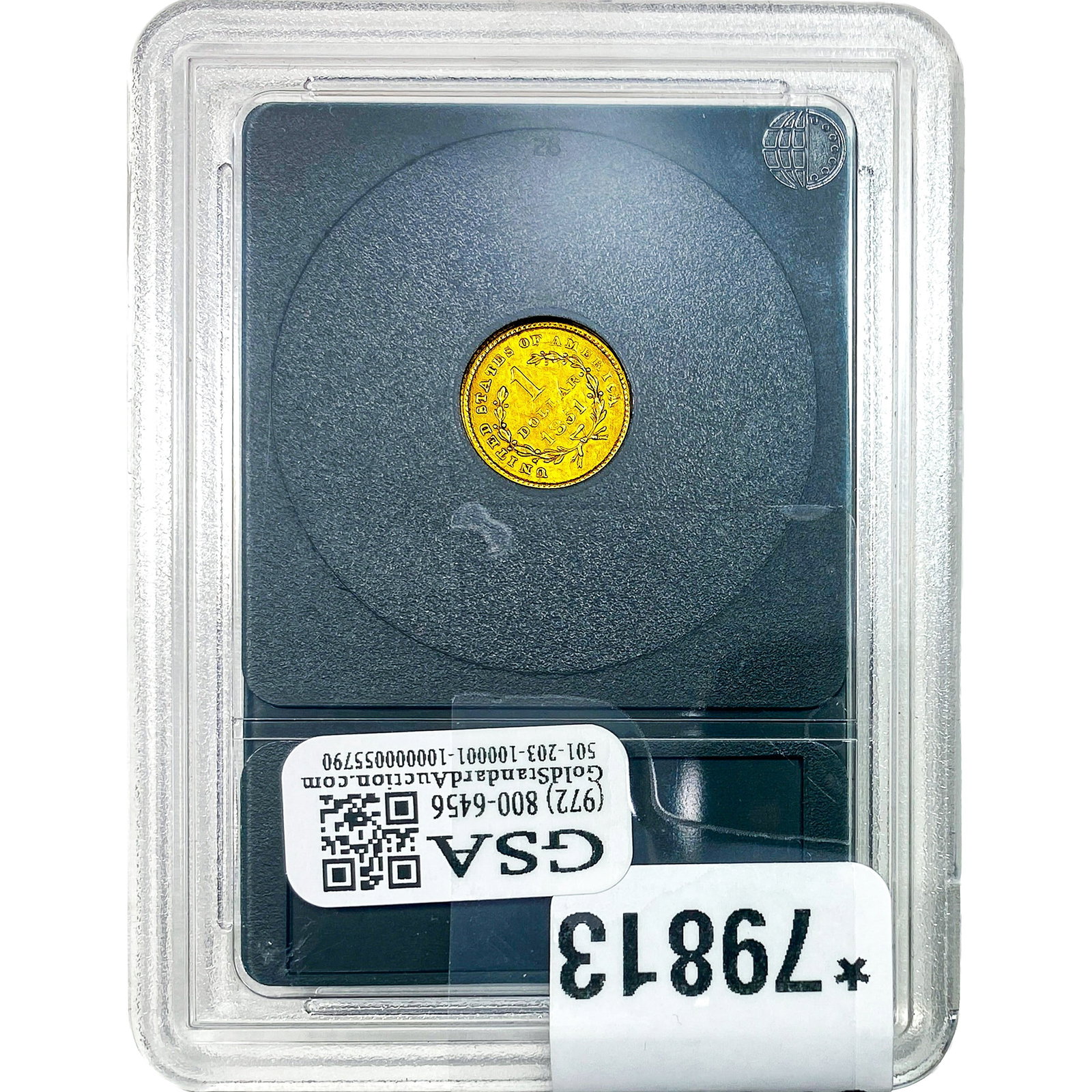 1851-P Type 1 Dollar - 2