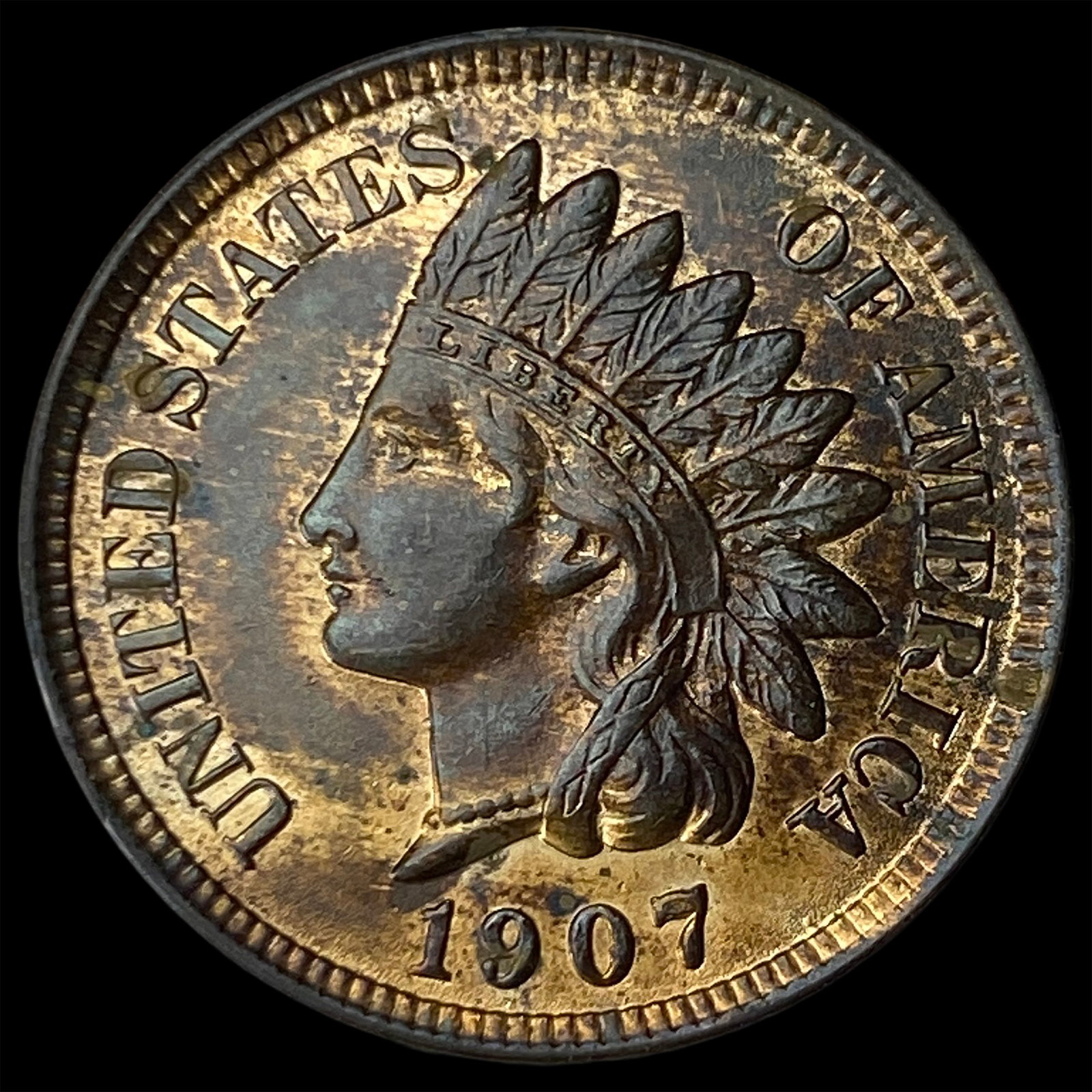 1907 Indian Head Cent HIGH GRADE: 1907 Indian Head Cent HIGH GRADE