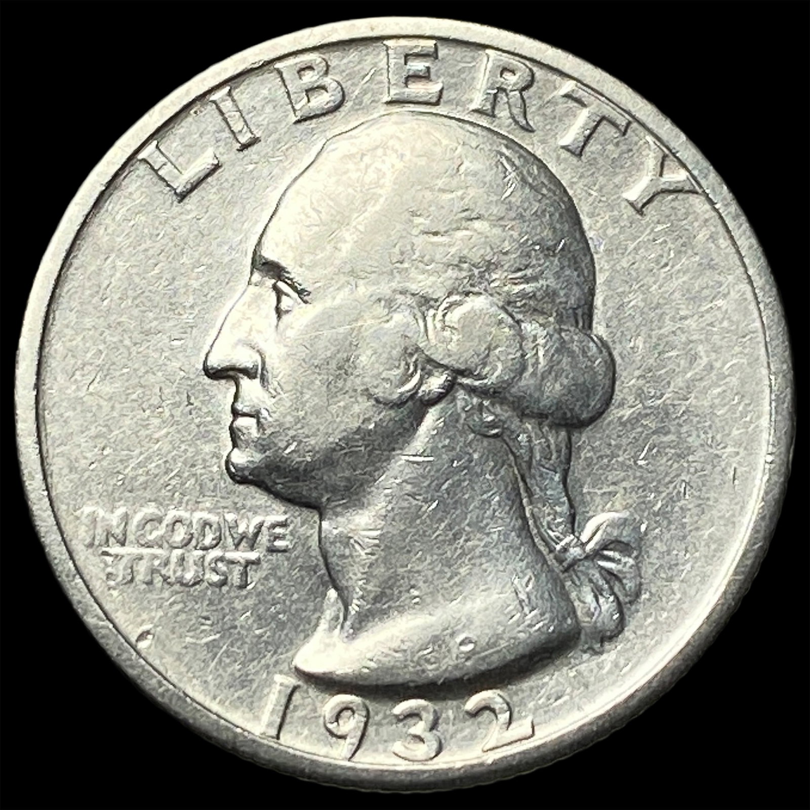 1932-S Silver Washington Quarter CLOSELY UNCIRCULATED: 1932-S Silver Washington Quarter CLOSELY UNCIRCULATED