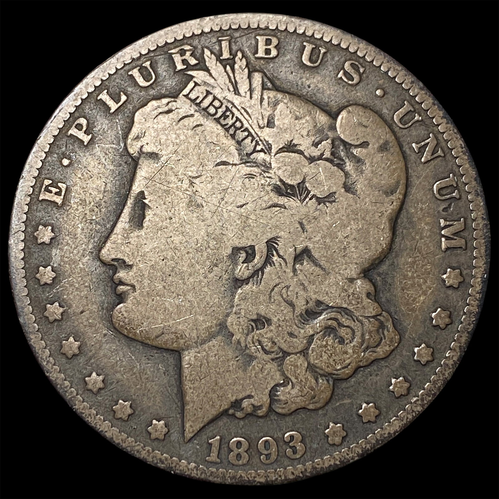 1893-O Silver Morgan Dollar LIGHTLY CIRCULATED: 1893-O Silver Morgan Dollar LIGHTLY CIRCULATED