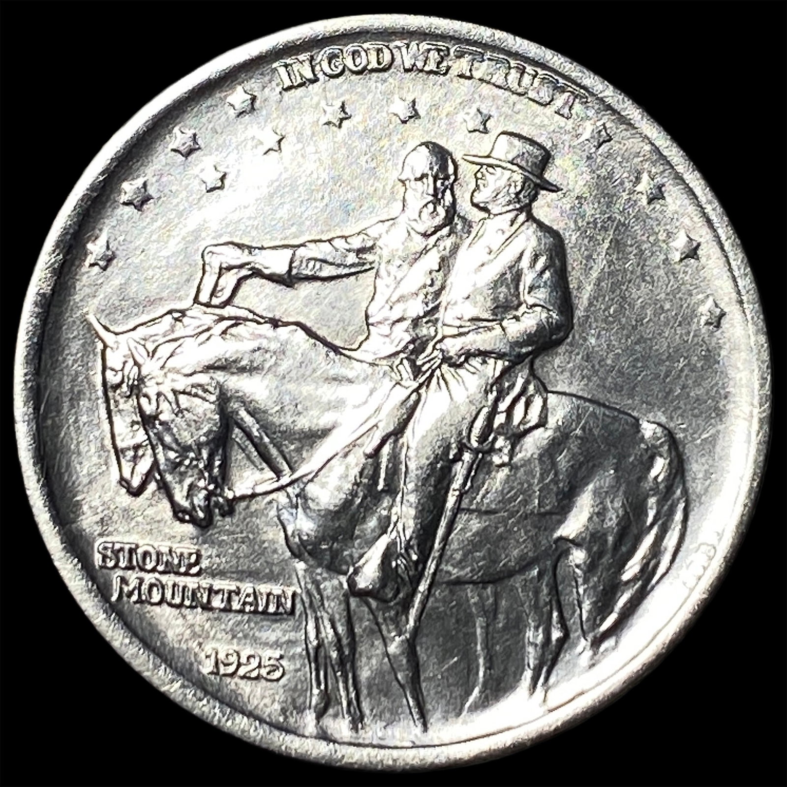 1925 Stone Mountain Silver Half Dollar GEM BU: 1925 Stone Mountain Silver Half Dollar GEM BU