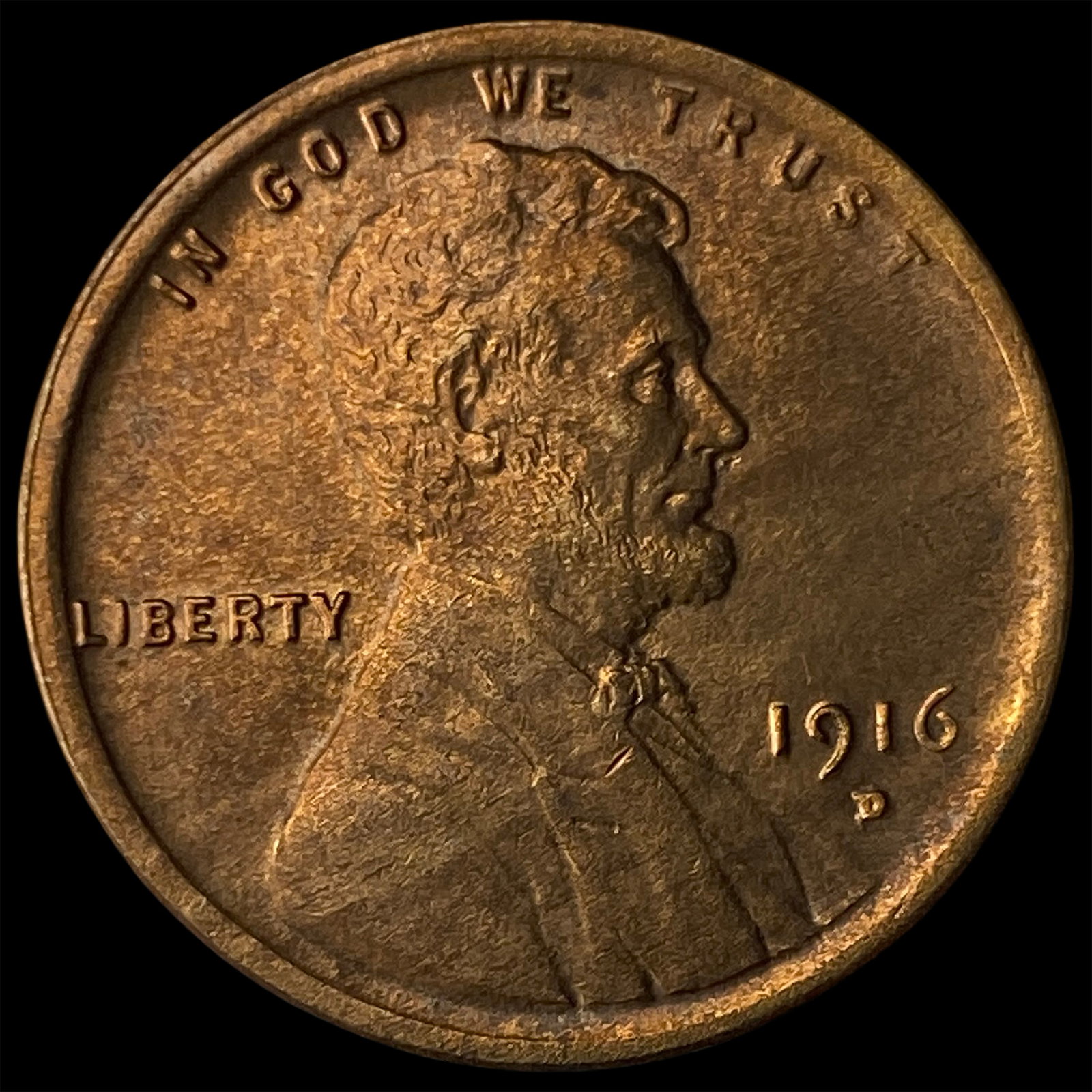 1916-D Lincoln Wheat Cent UNCIRCULATED: 1916-D Lincoln Wheat Cent UNCIRCULATED
