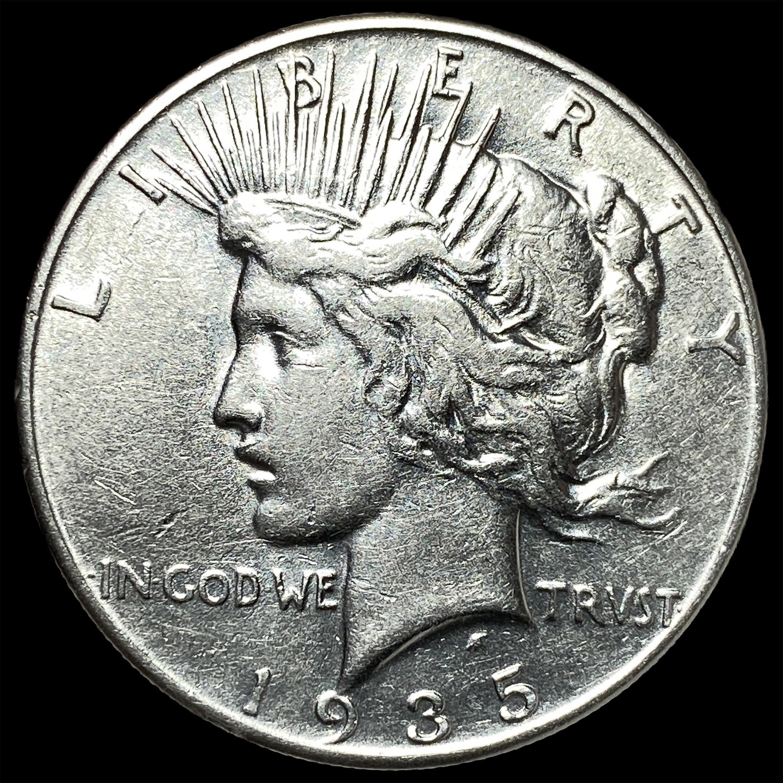 1935 Silver Peace Dollar CHOICE AU: 1935 Silver Peace Dollar CHOICE AU