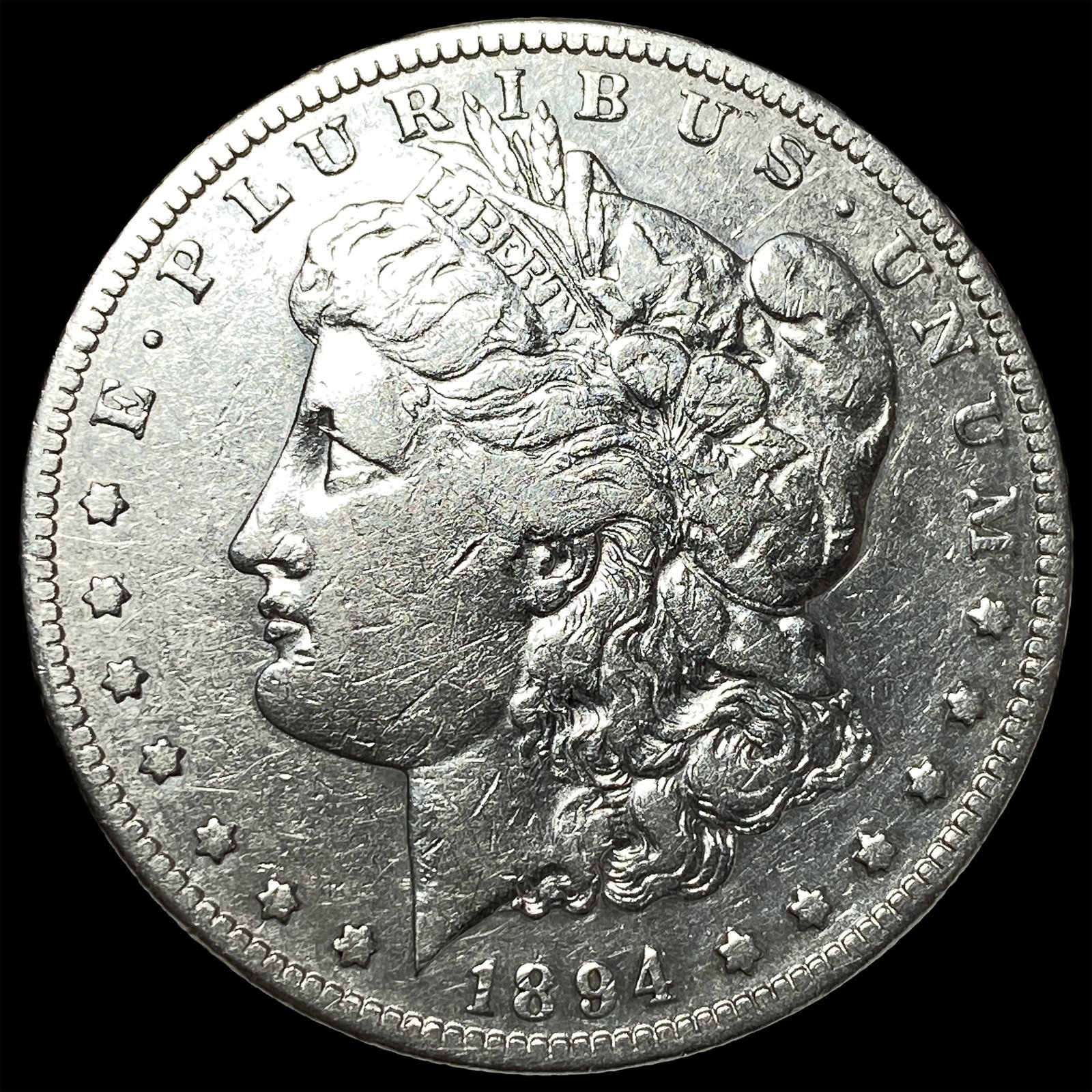 1894-S Silver Morgan Dollar NEARLY UNCIRCULATED (1 of 2)