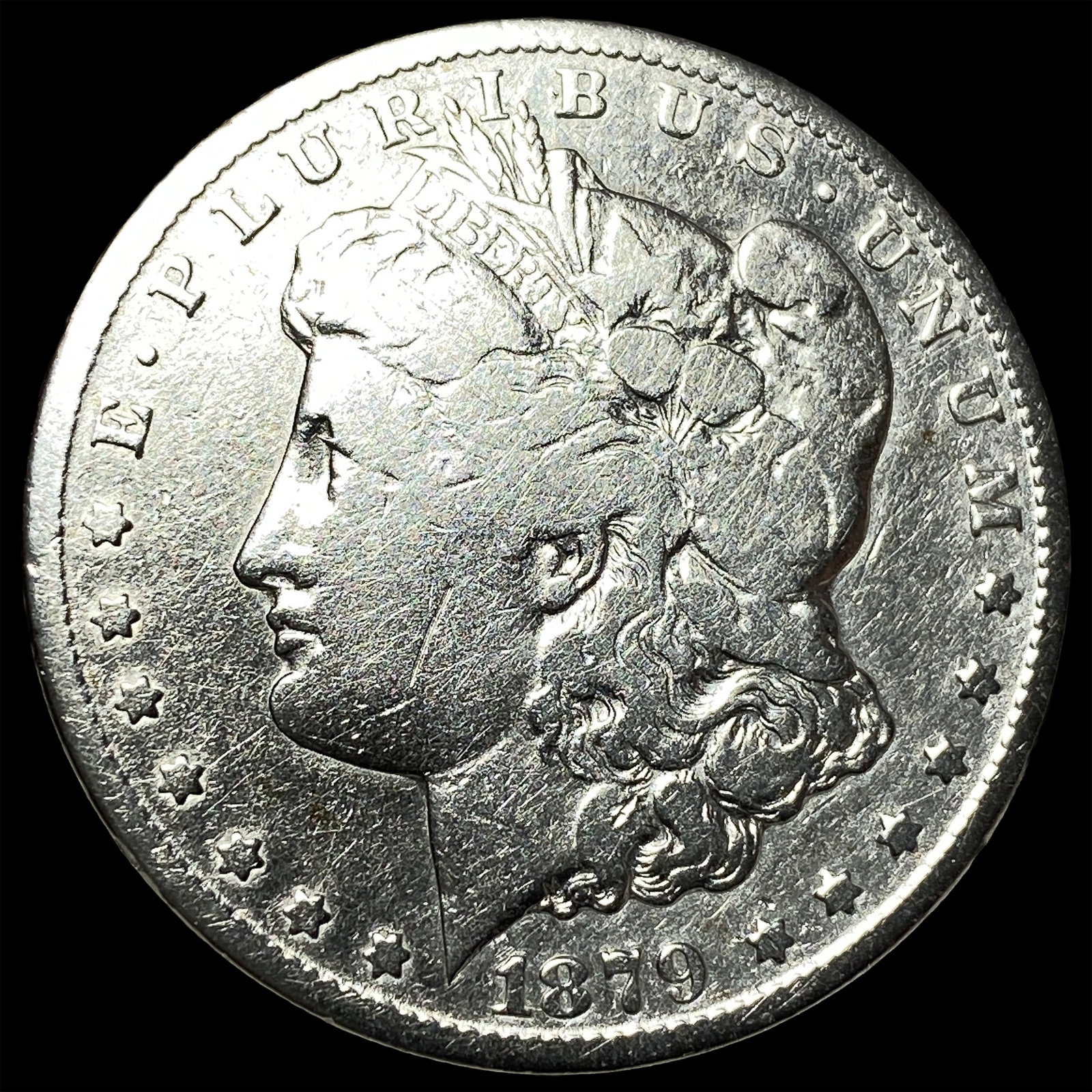 1879-S Silver Morgan Dollar LIGHTLY CIRCULATED: 1879-S Silver Morgan Dollar LIGHTLY CIRCULATED