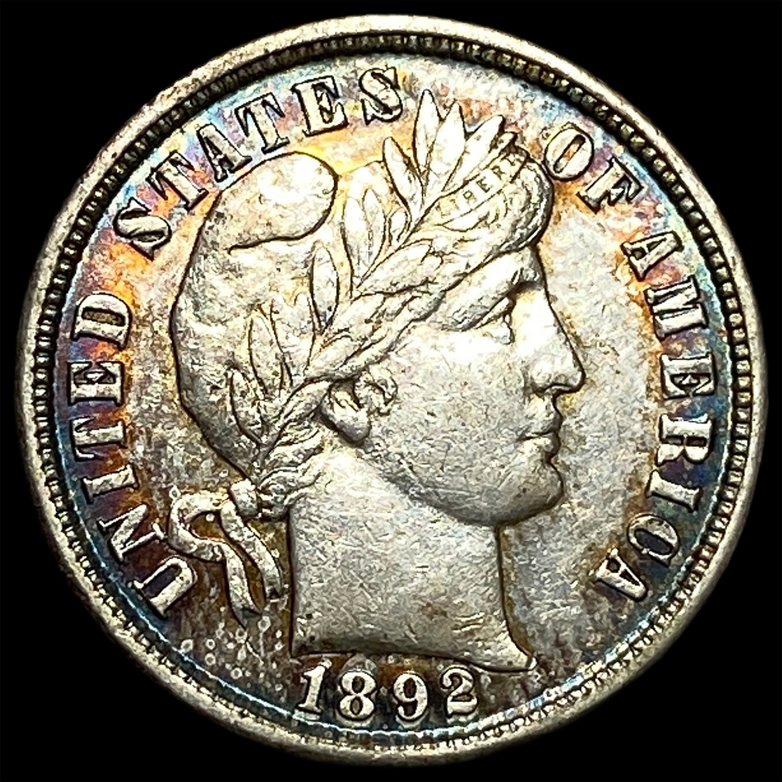 1892 Silver Barber Dime UNCIRCULATED (1 of 2)