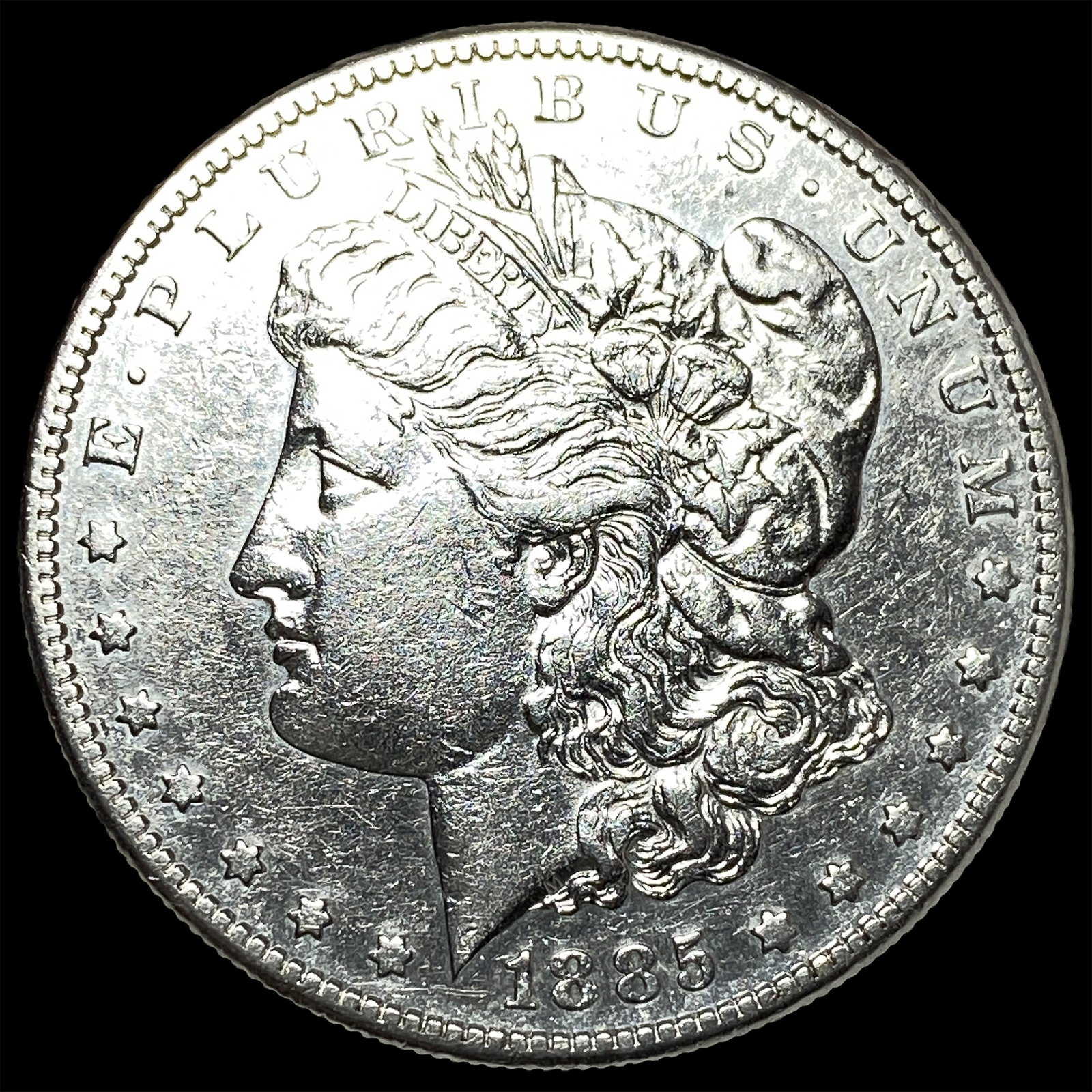 1885-S Silver Morgan Dollar UNCIRCULATED: 1885-S Silver Morgan Dollar UNCIRCULATED