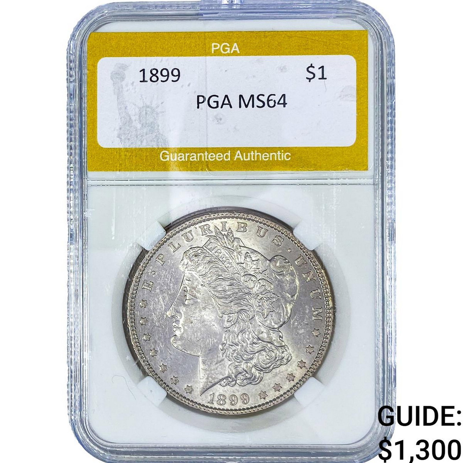 1899 Morgan Silver Dollar PGA MS64: 1899 Morgan Silver Dollar PGA MS64