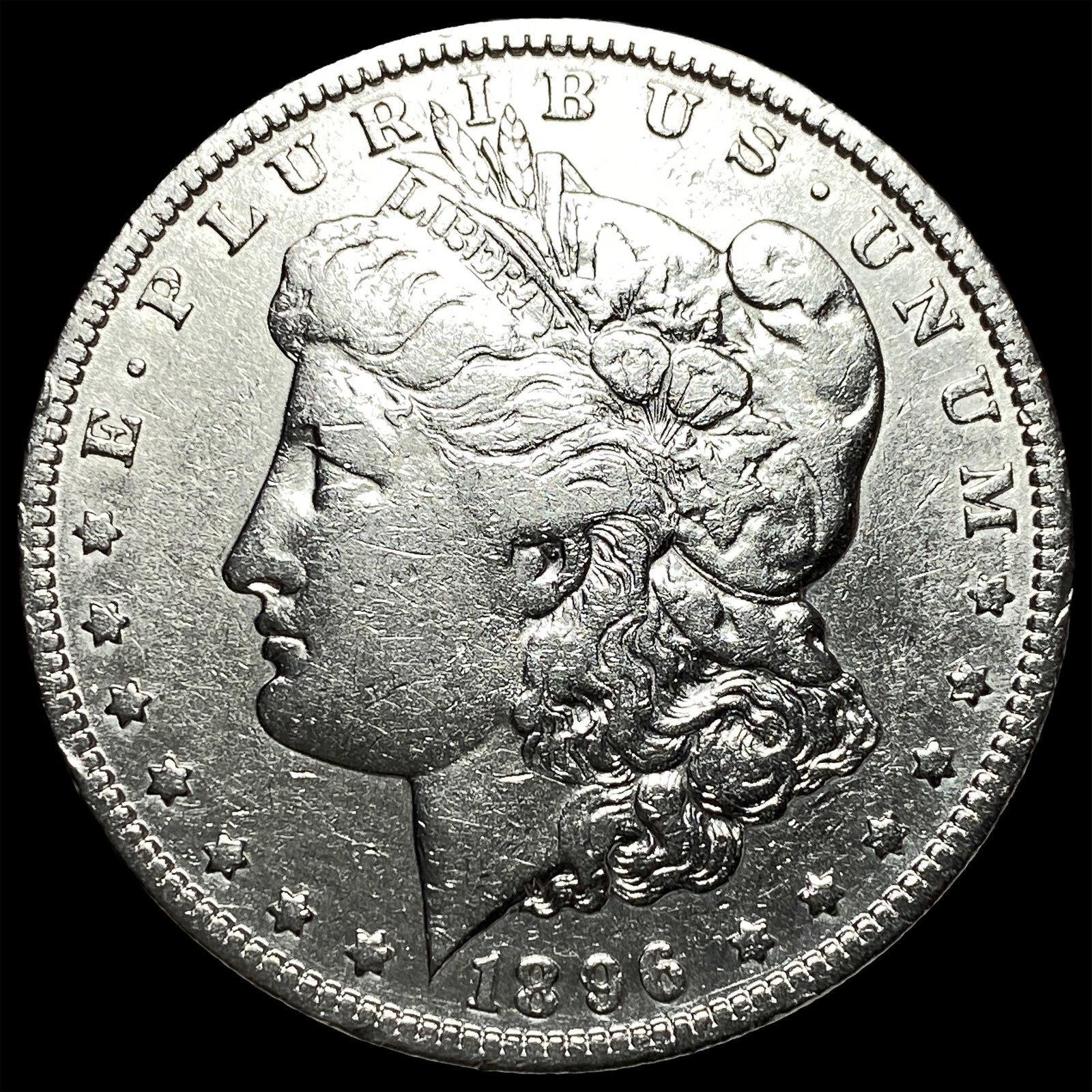 1896-O Silver Morgan Dollar NEARLY UNCIRCULATED: 1896-O Silver Morgan Dollar NEARLY UNCIRCULATED