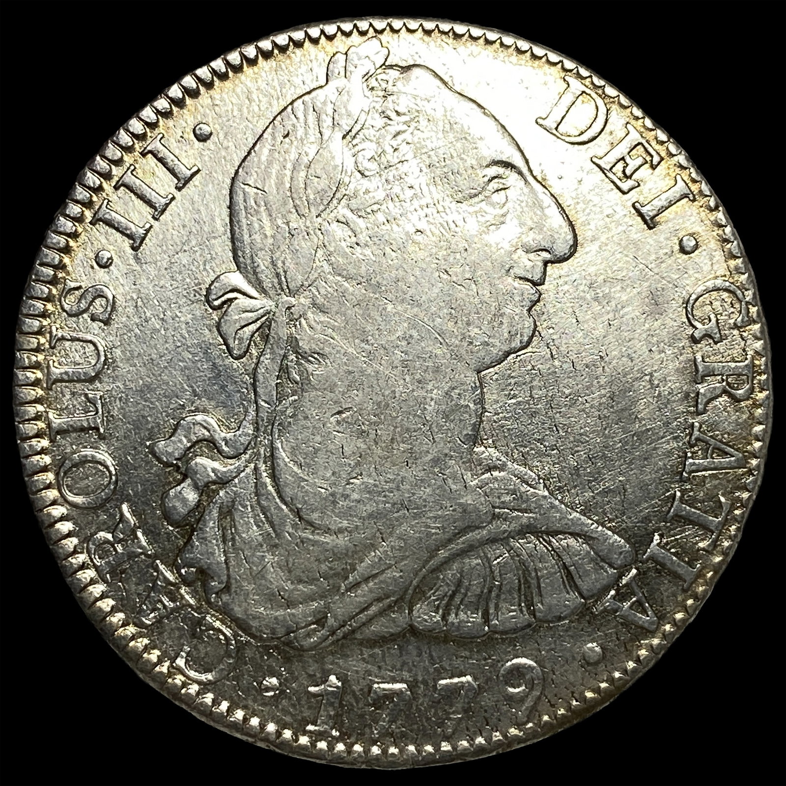 1779-Mo FM Silver 8 Reales HIGH GRADE: 1779-Mo FM Silver 8 Reales HIGH GRADE
