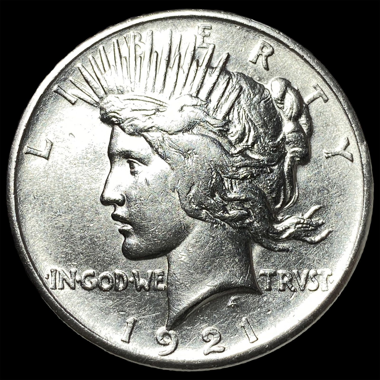 1921 Silver Peace Dollar UNCIRCULATED: 1921 Silver Peace Dollar UNCIRCULATED