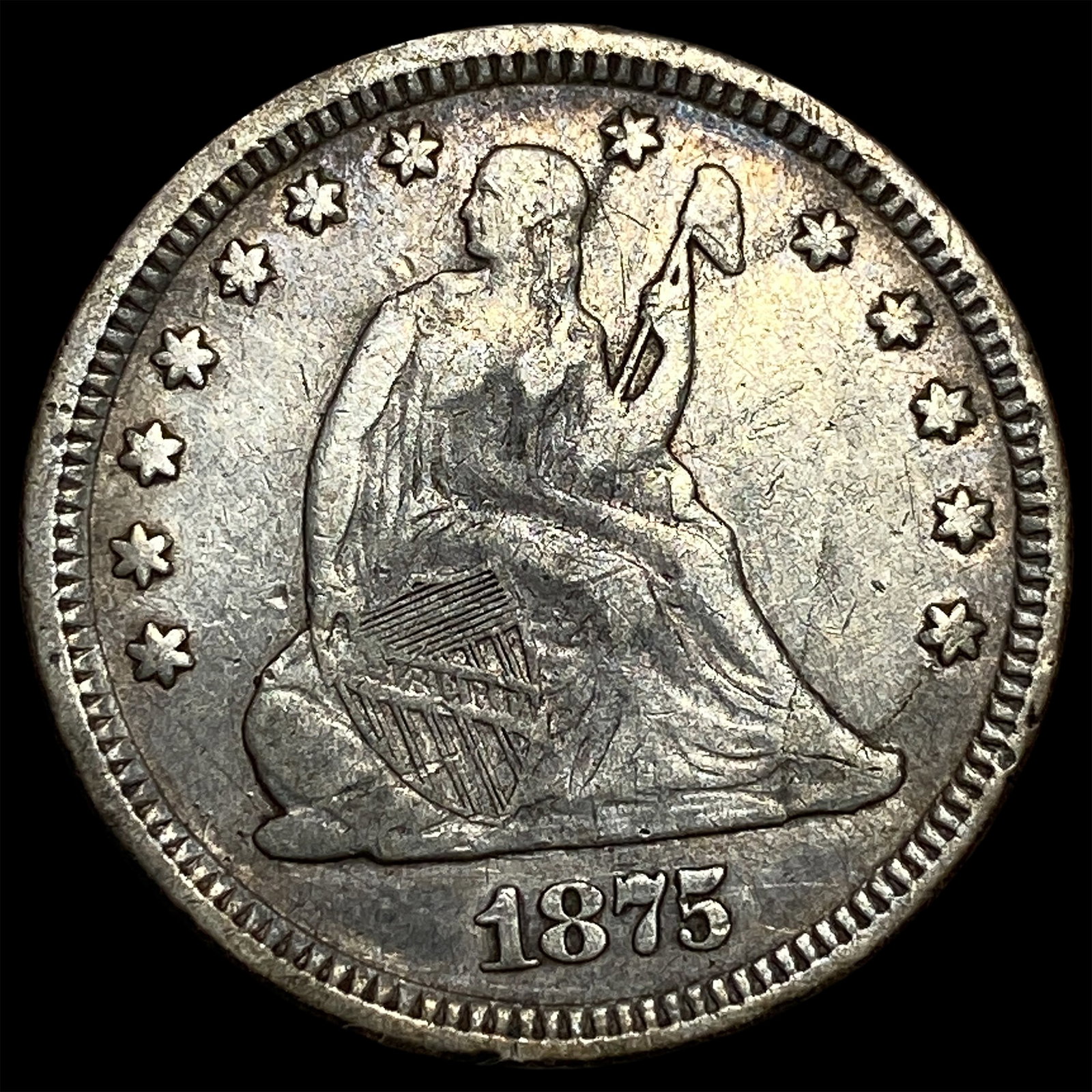 1875 Seated Liberty Quarter HIGH GRADE (1 of 2)