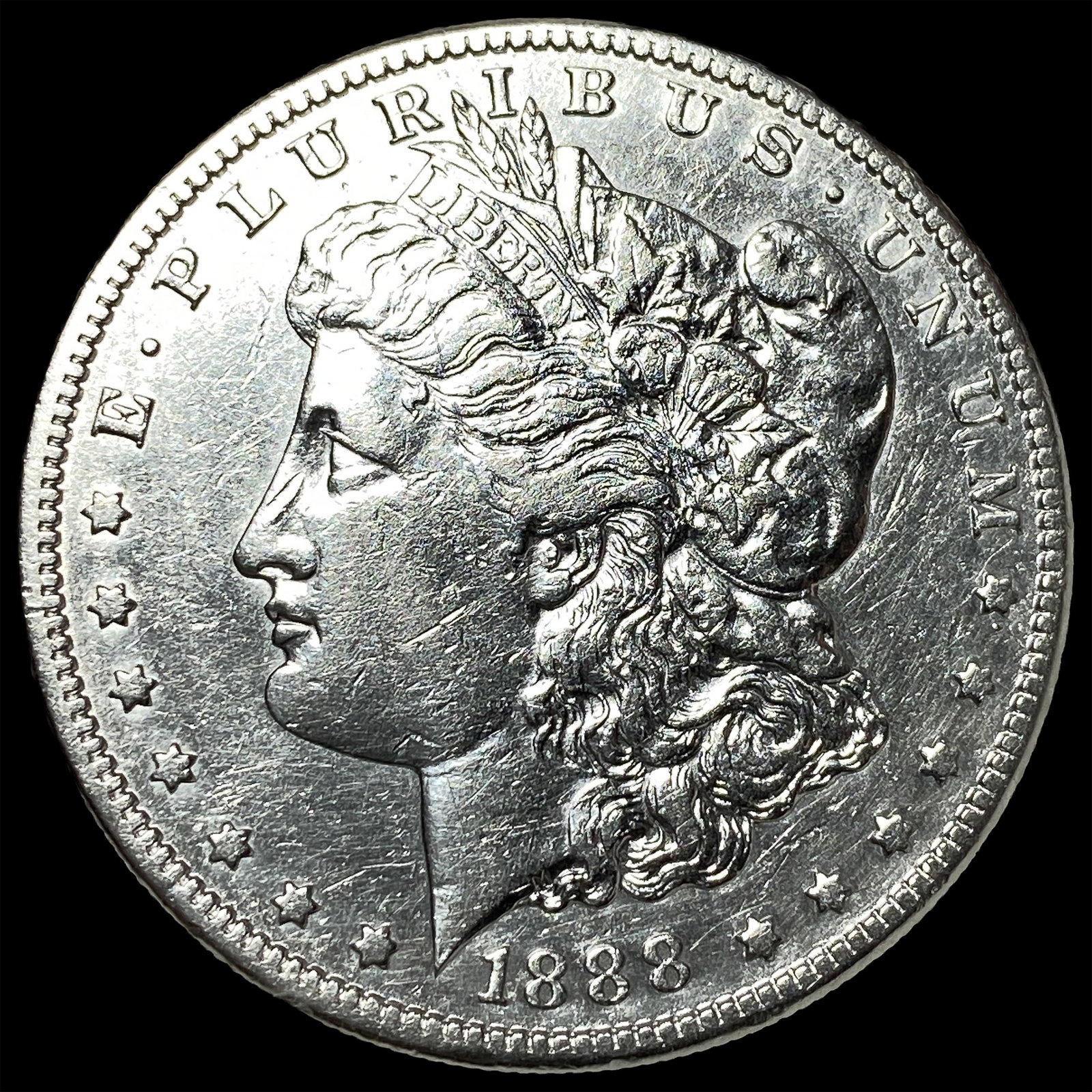 1888 Morgan Silver Dollar CLOSELY UNCIRCULATED (1 of 2)