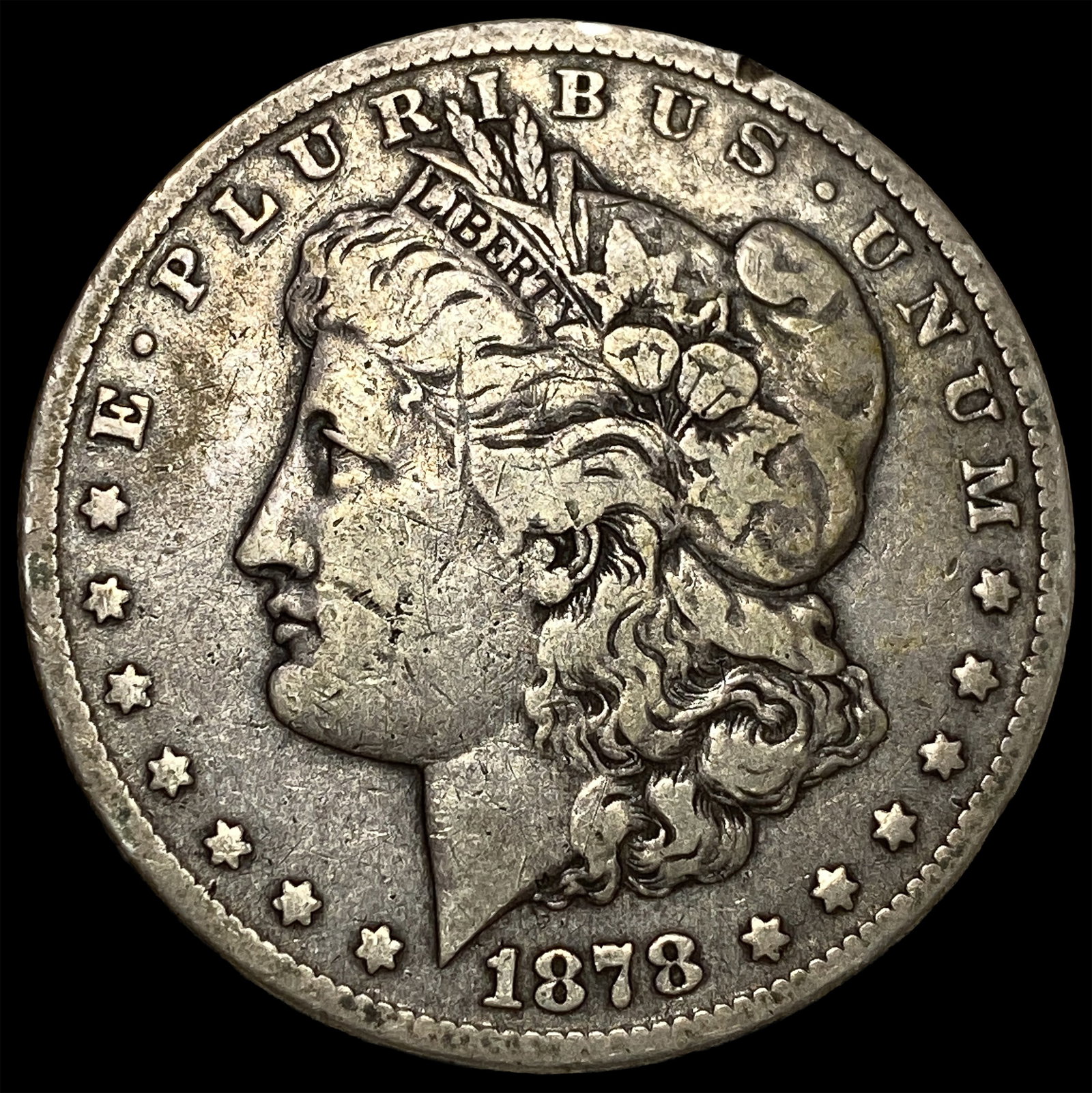 1878-CC Silver Morgan Dollar NEARLY UNCIRCULATED: 1878-CC Silver Morgan Dollar NEARLY UNCIRCULATED