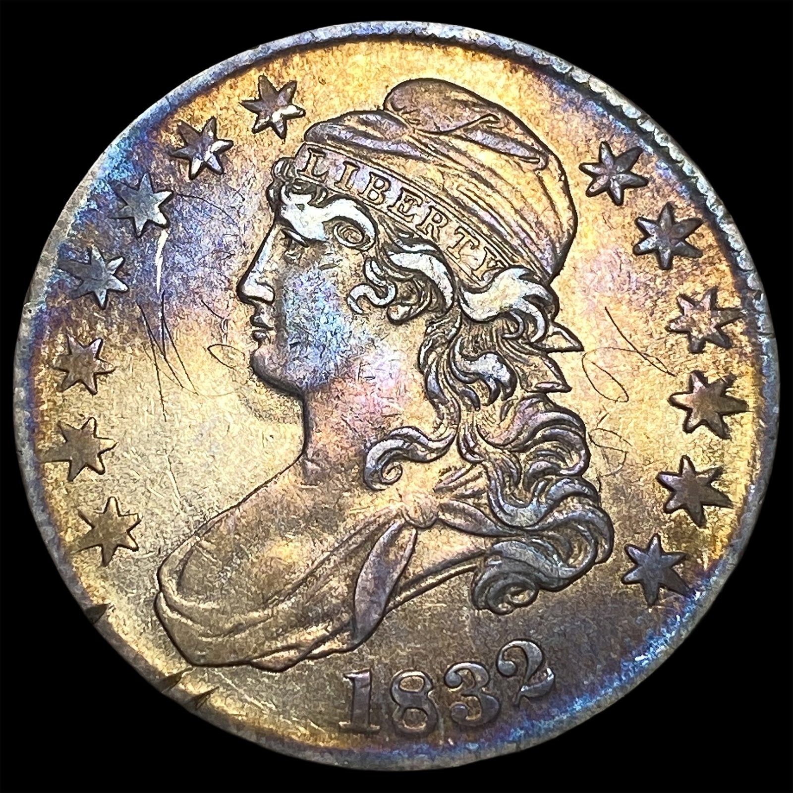 1832 Capped Bust Half Dollar CHOICE BU: 1832 Capped Bust Half Dollar CHOICE BU