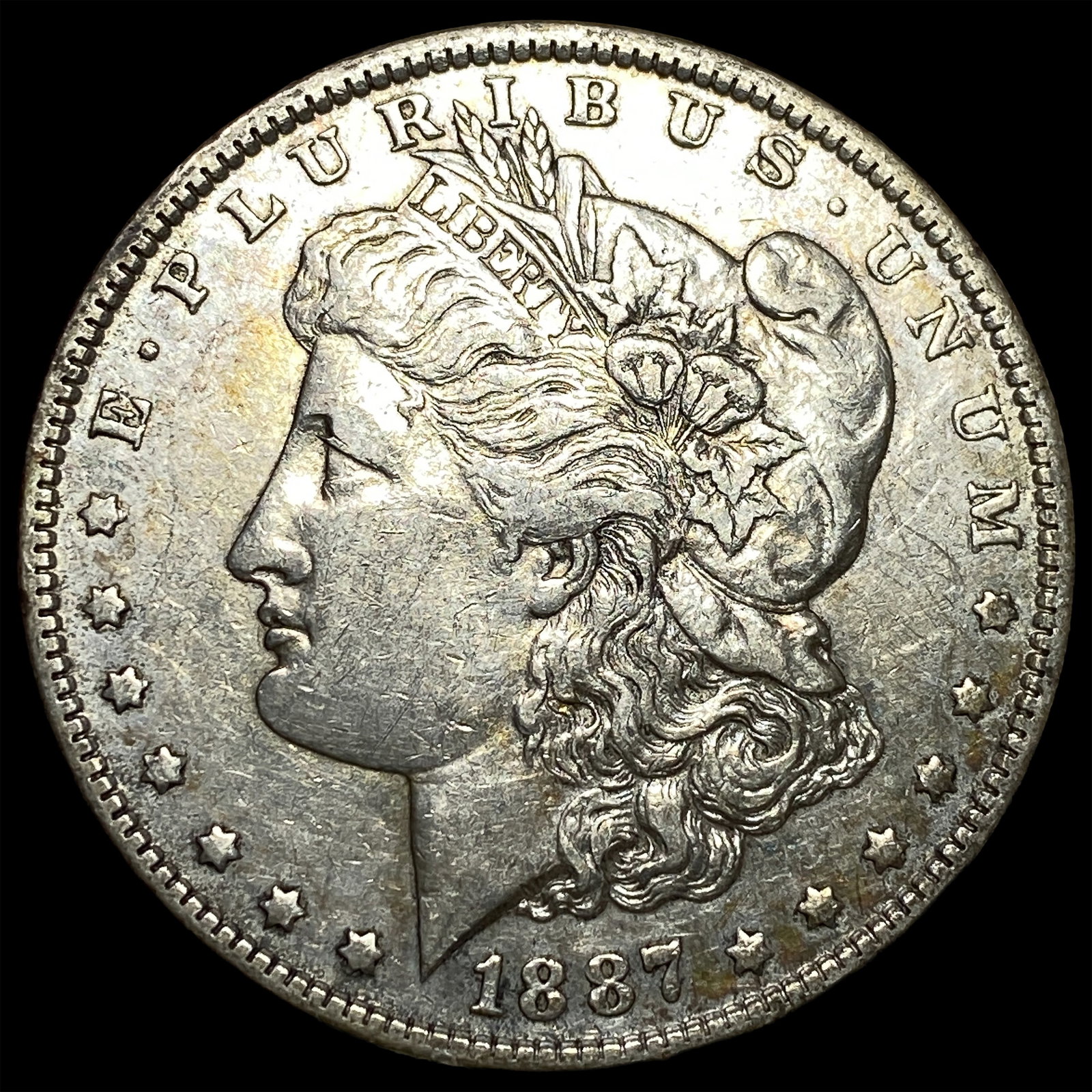 1887-O Silver Morgan Dollar NEARLY UNCIRCULATED: 1887-O Silver Morgan Dollar NEARLY UNCIRCULATED