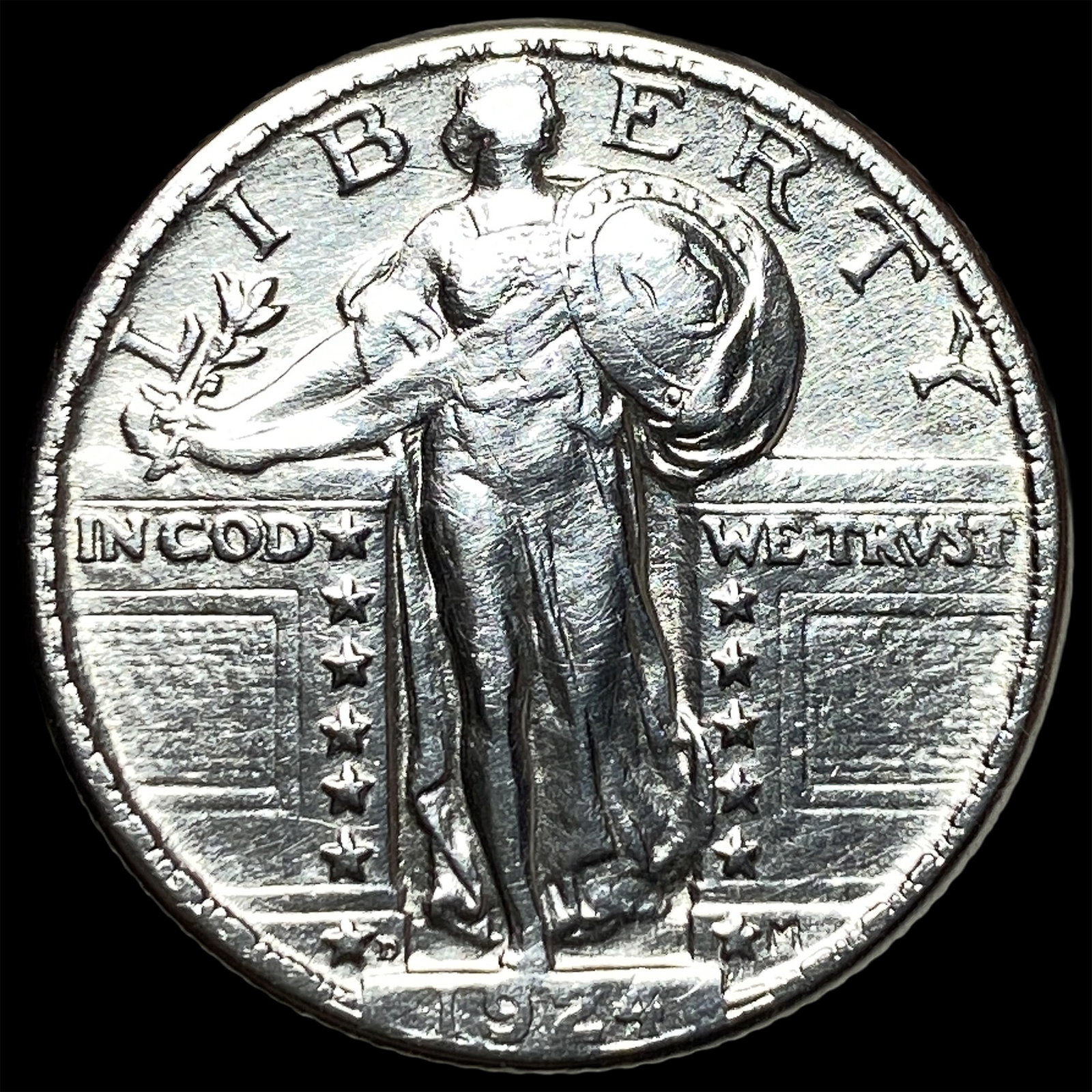 1924 Standing Liberty Quarter UNCIRCULATED: 1924 Standing Liberty Quarter UNCIRCULATED