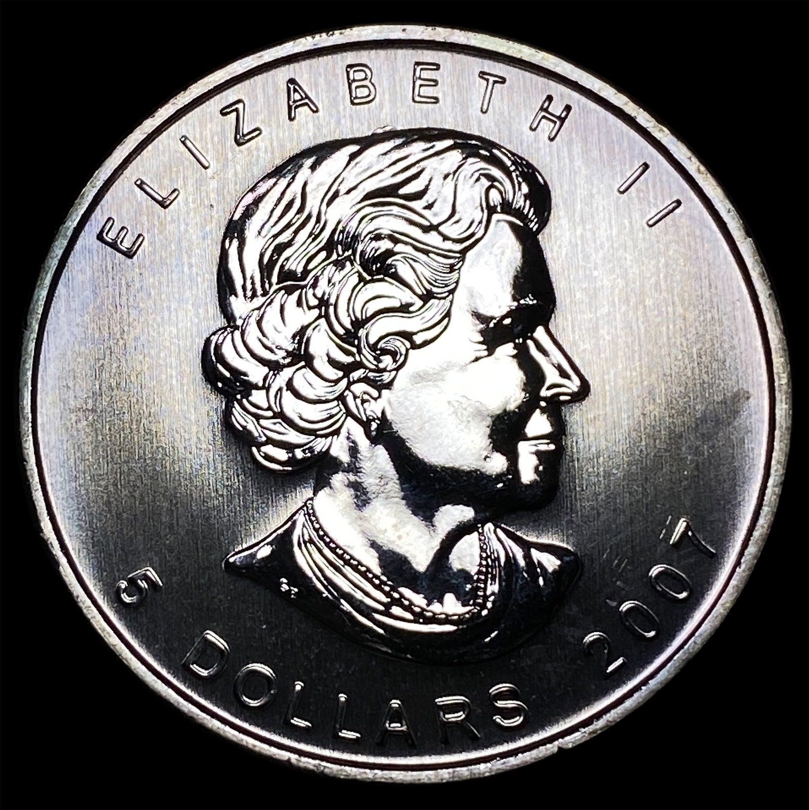 2007 Silver 1 oz Canadian Maple Leaf UNCIRCULATED: 2007 Silver 1 oz Canadian Maple Leaf UNCIRCULATED