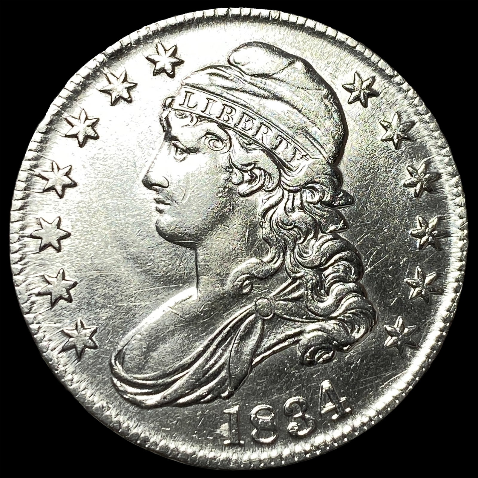 1834 Capped Bust Half Dollar UNCIRCULATED: 1834 Capped Bust Half Dollar UNCIRCULATED