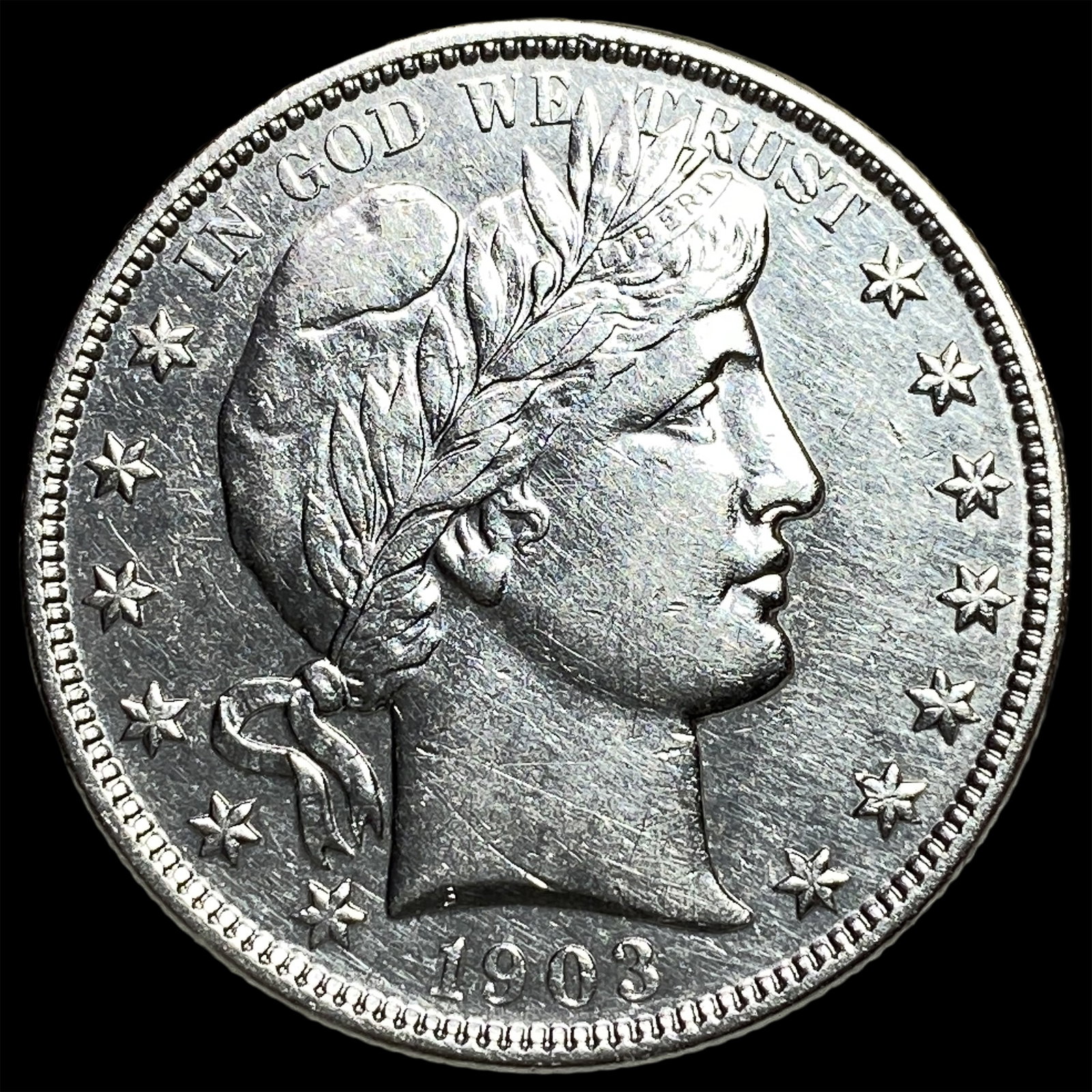 1903 Barber Half Dollar CHOICE BU: 1903 Barber Half Dollar CHOICE BU