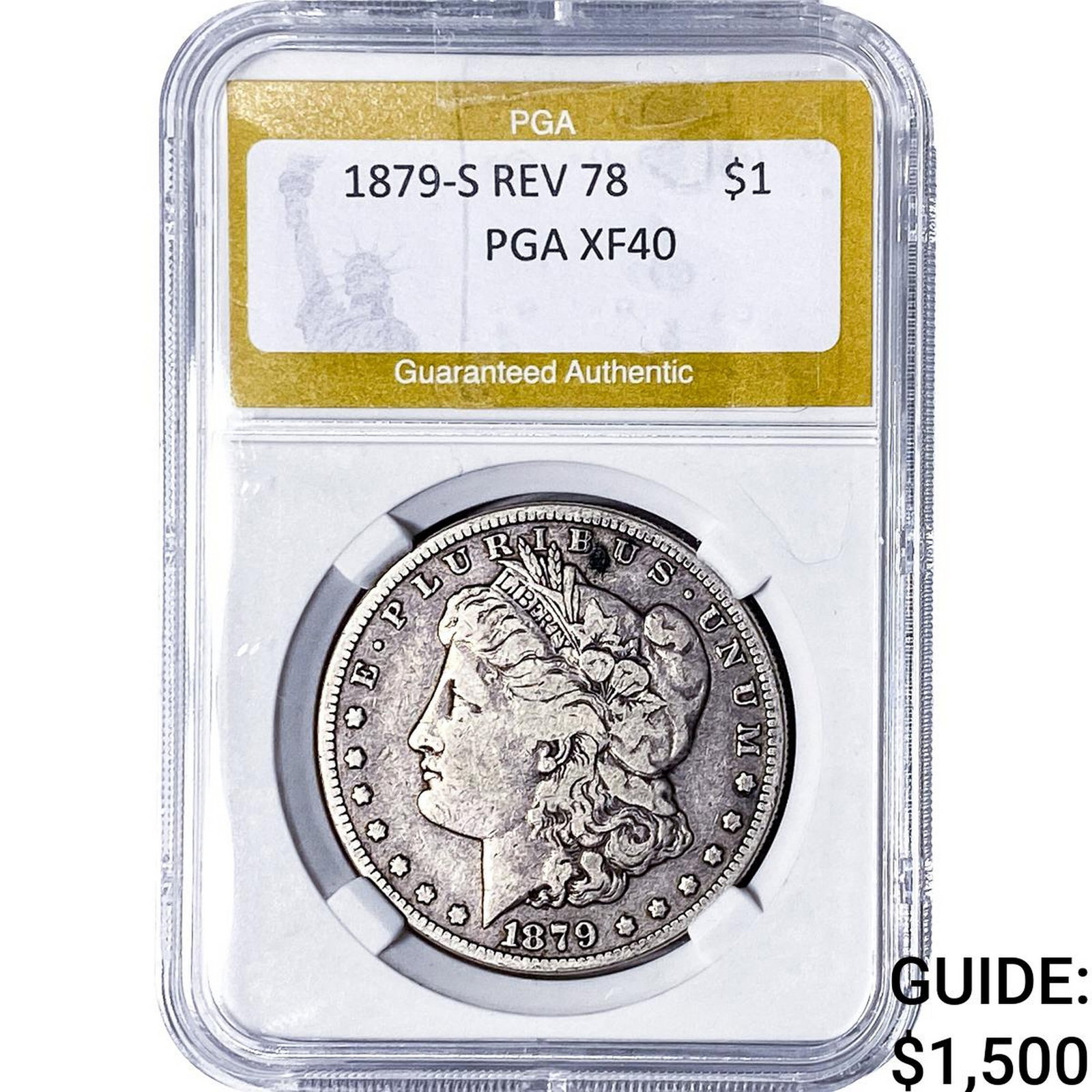 1891-O Morgan Silver Dollar PGA MS63: 1891-O Morgan Silver Dollar PGA MS63