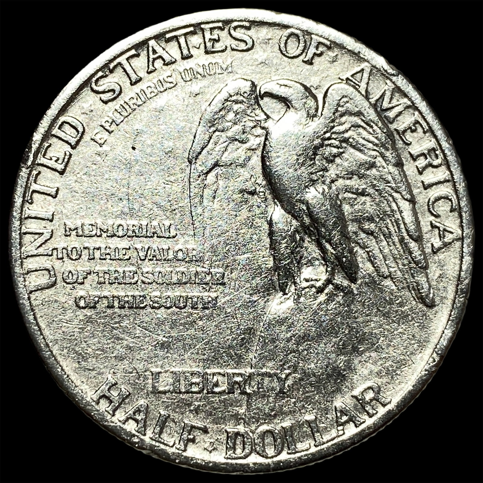 1925 Silver Stone Mountain Half Dollar CLOSELY UNCIRCULATED - 2