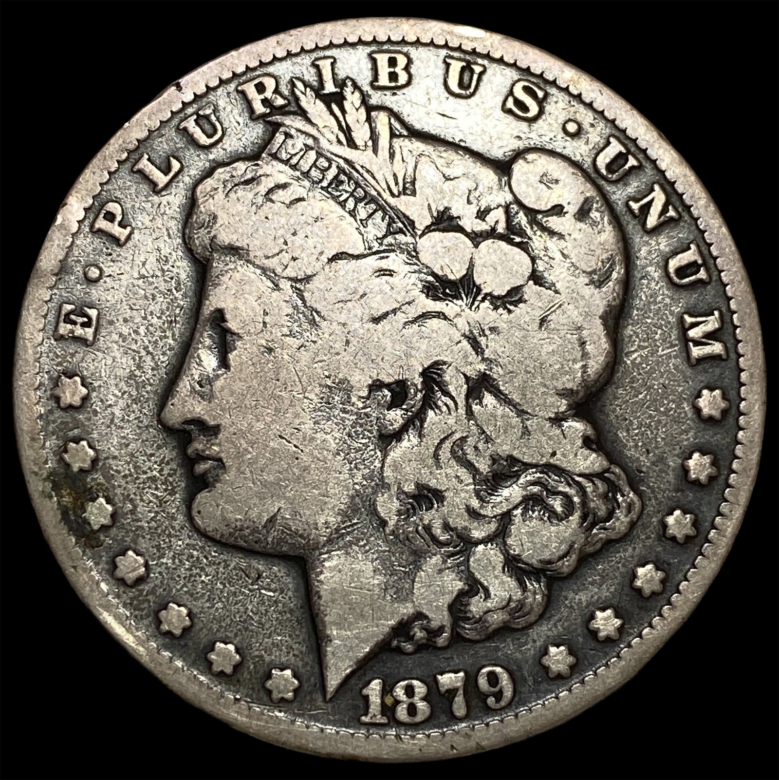 1879-CC Silver Morgan Dollar LIGHTLY CIRCULATED: 1879-CC Silver Morgan Dollar LIGHTLY CIRCULATED