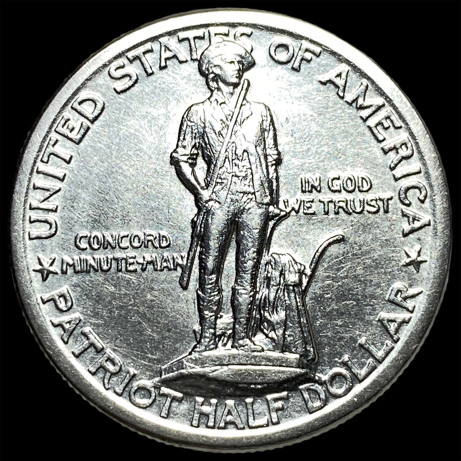 1925 Silver Lexington-Concord Half Dollar UNCIRCULATED: 1925 Silver Lexington-Concord Half Dollar UNCIRCULATED