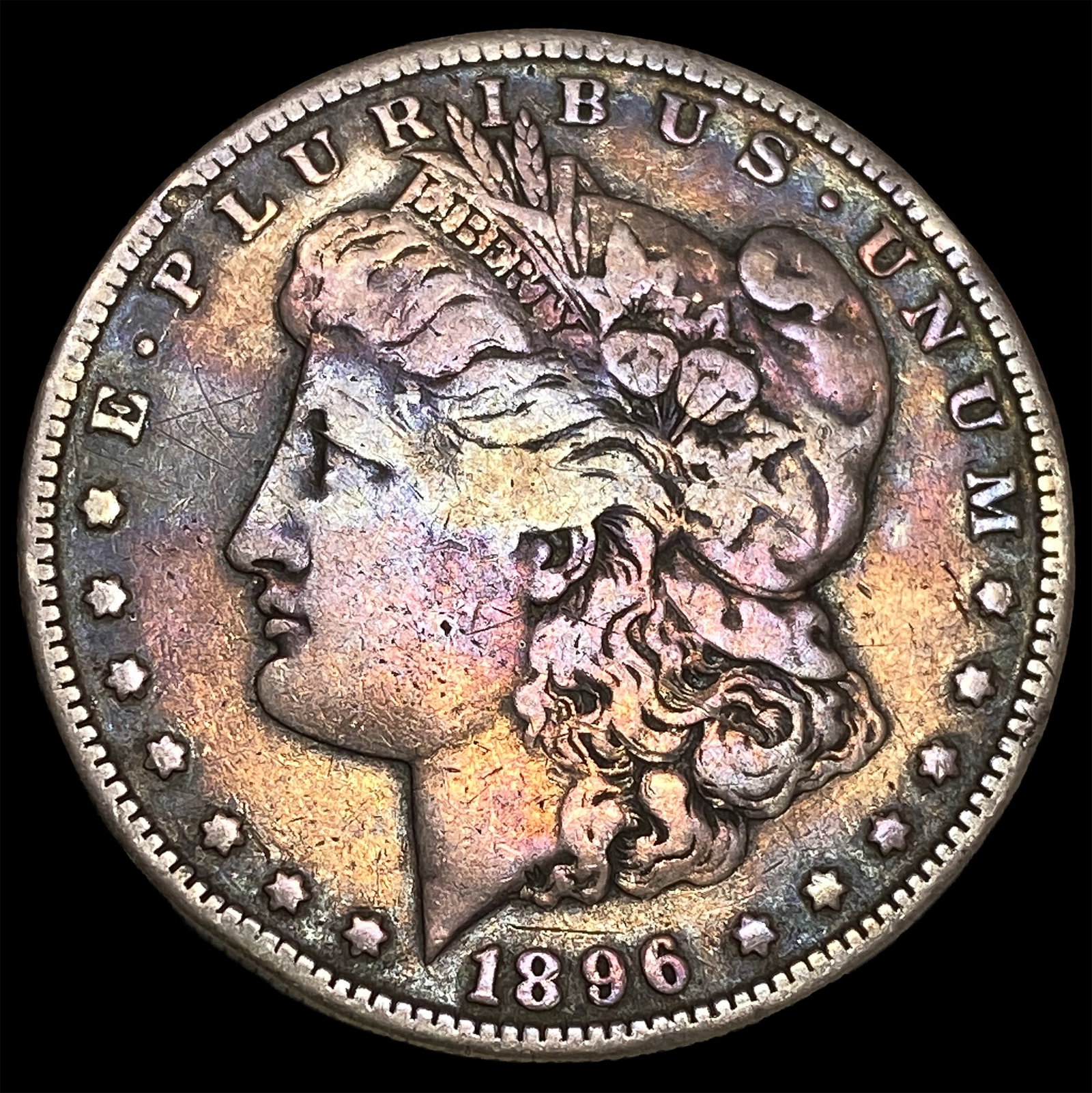 1896-S Silver Morgan Dollar ABOUT UNCIRCULATED: 1896-S Silver Morgan Dollar ABOUT UNCIRCULATED