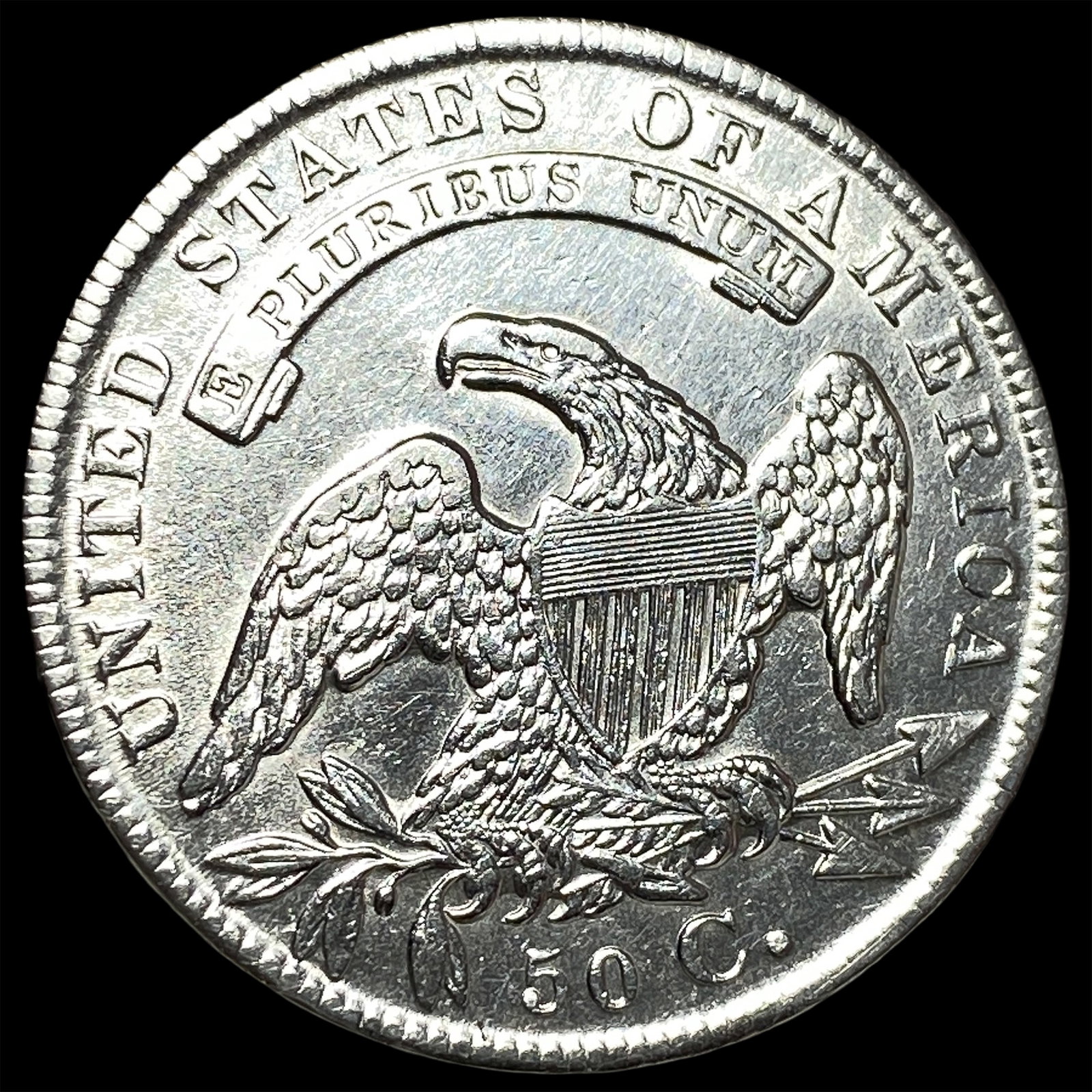 1834 Capped Bust Half Dollar UNCIRCULATED - 2