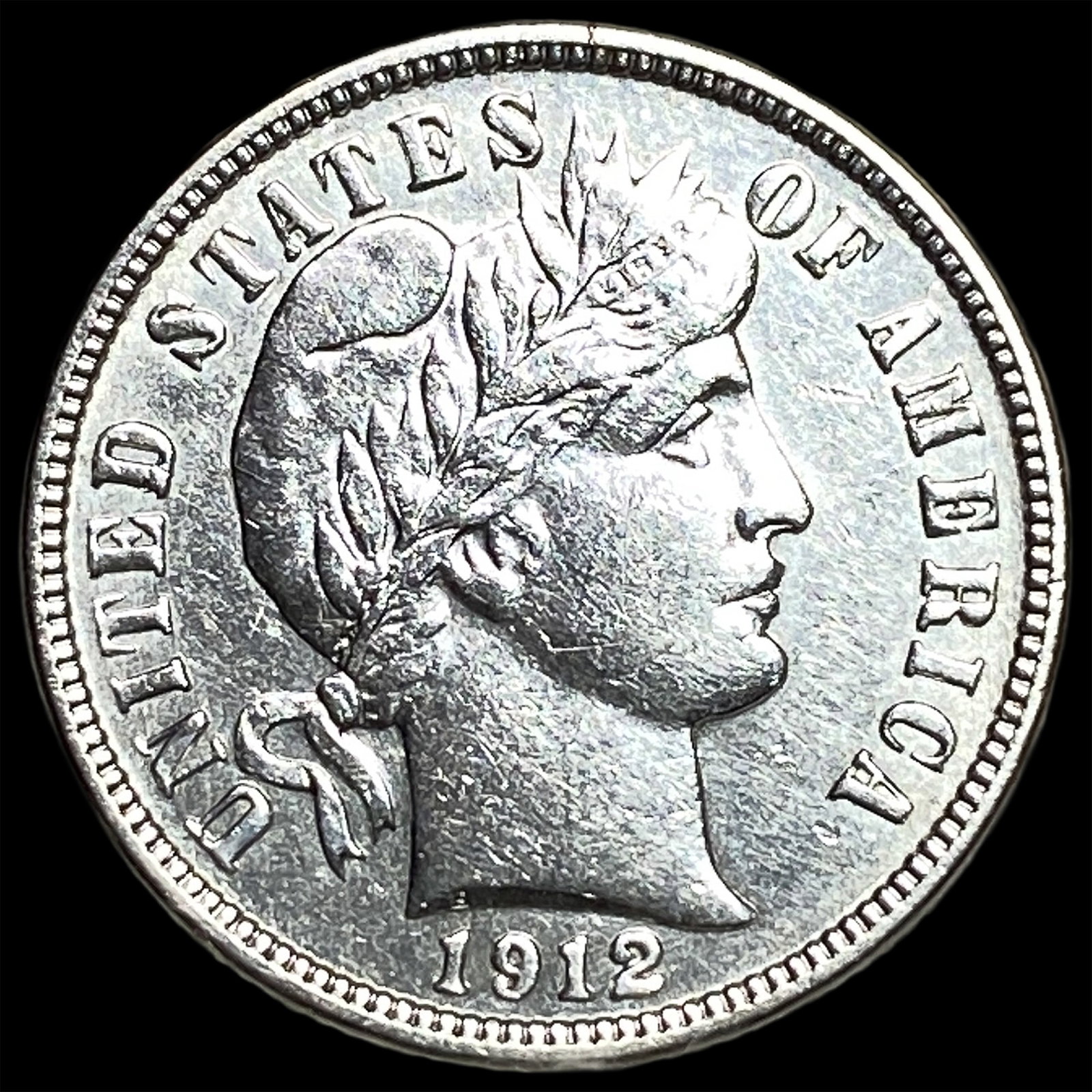 1912 Barber Dime UNCIRCULATED: 1912 Barber Dime UNCIRCULATED