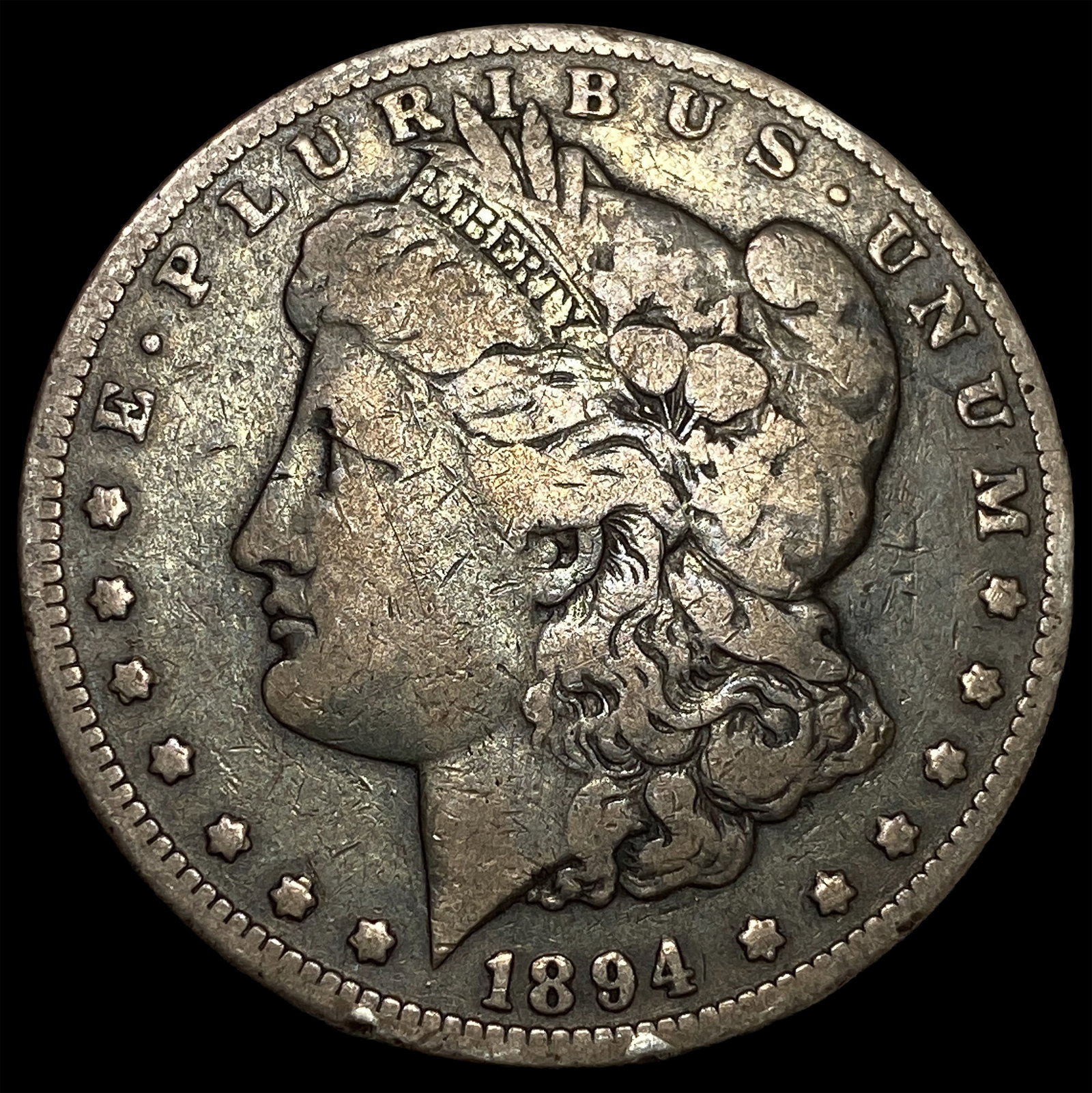 1894-O Silver Morgan Dollar LIGHTLY CIRCULATED: 1894-O Silver Morgan Dollar LIGHTLY CIRCULATED