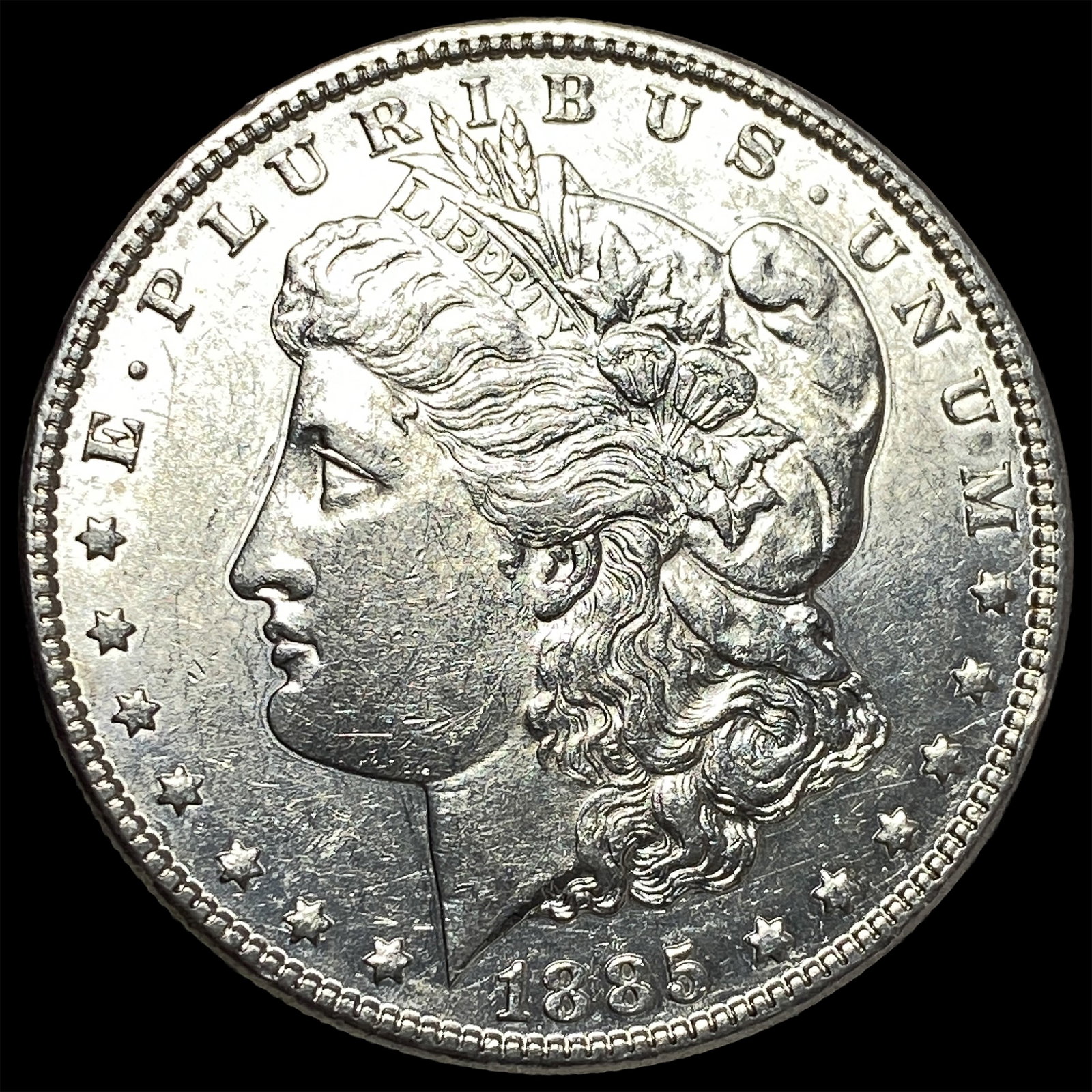 1885-S Silver Morgan Dollar UNCIRCULATED: 1885-S Silver Morgan Dollar UNCIRCULATED