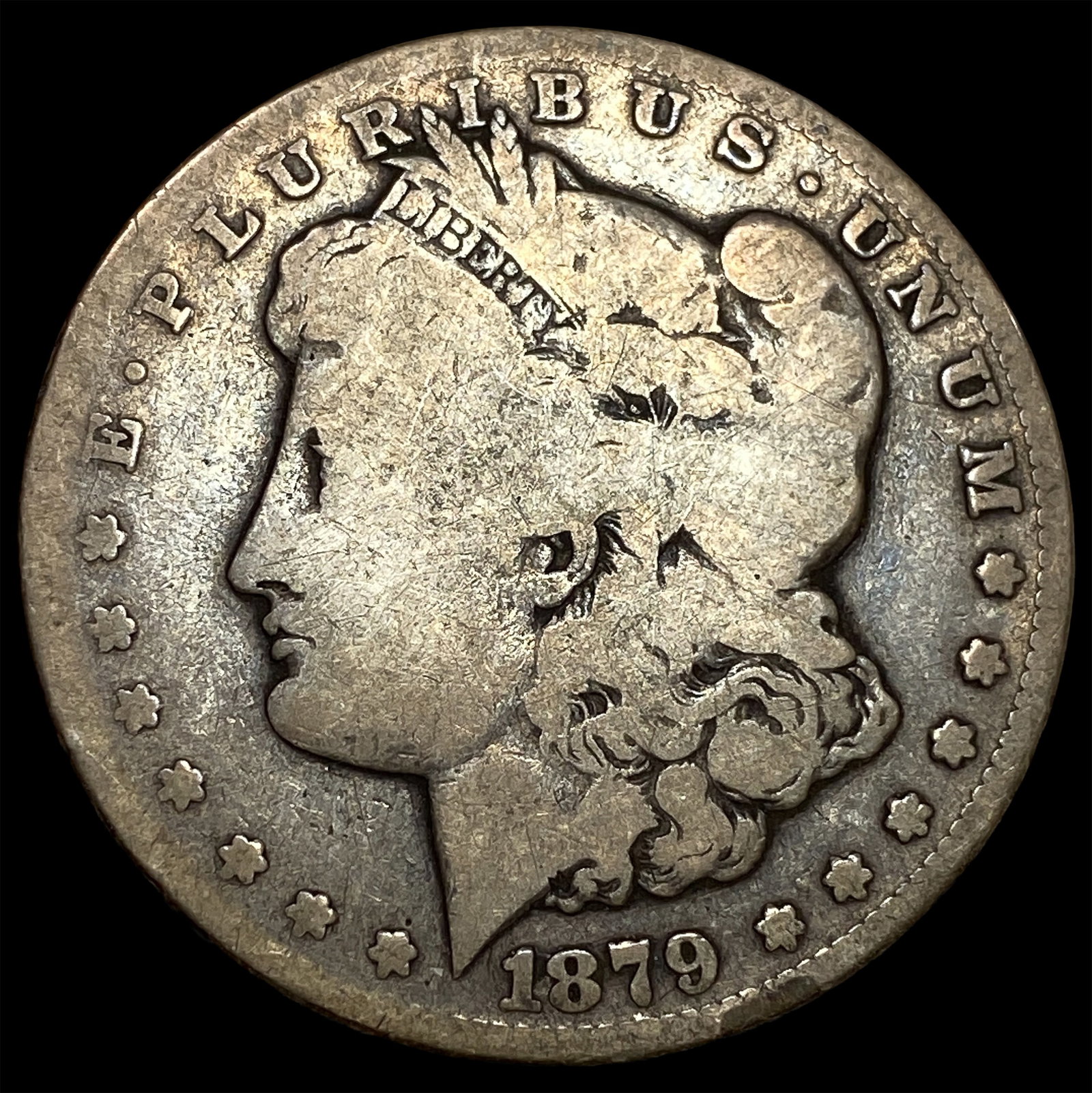1879-CC Silver Morgan Dollar NICELY CIRCULATED: 1879-CC Silver Morgan Dollar NICELY CIRCULATED