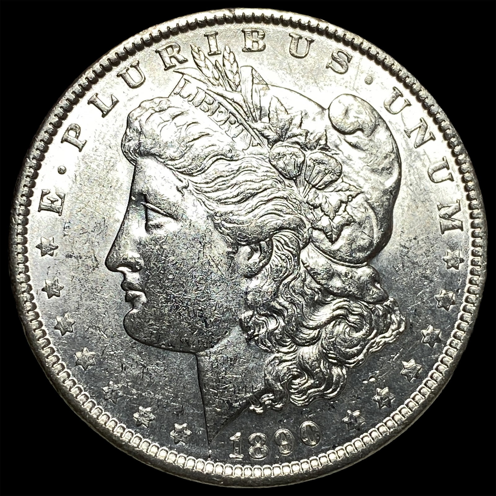 1890 Morgan Silver Dollar UNCIRCULATED: 1890 Morgan Silver Dollar UNCIRCULATED