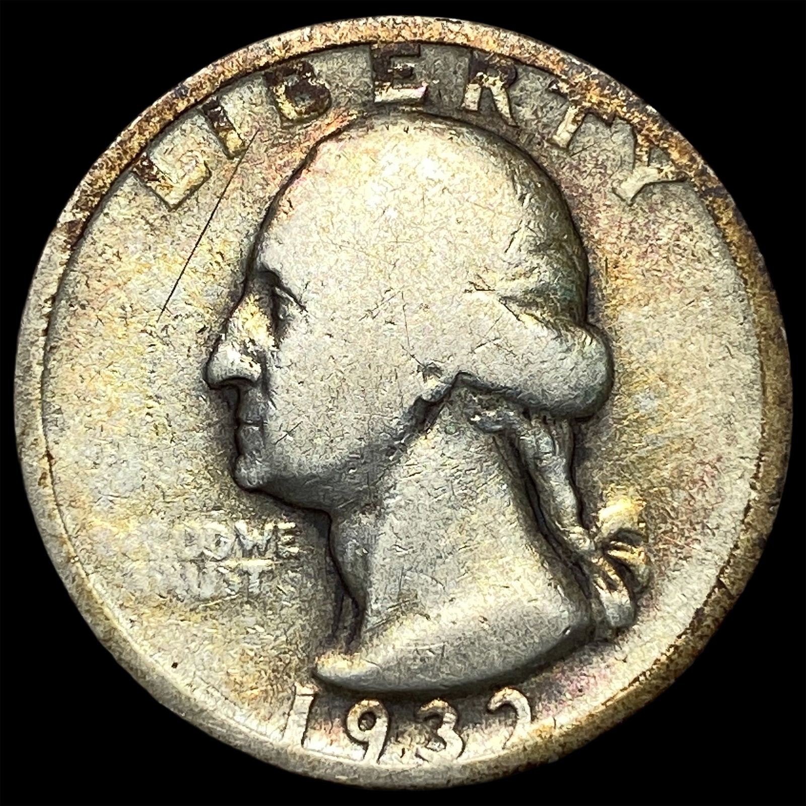 1932-D Silver Washington Quarter NEARLY UNCIRCULATED: 1932-D Silver Washington Quarter NEARLY UNCIRCULATED