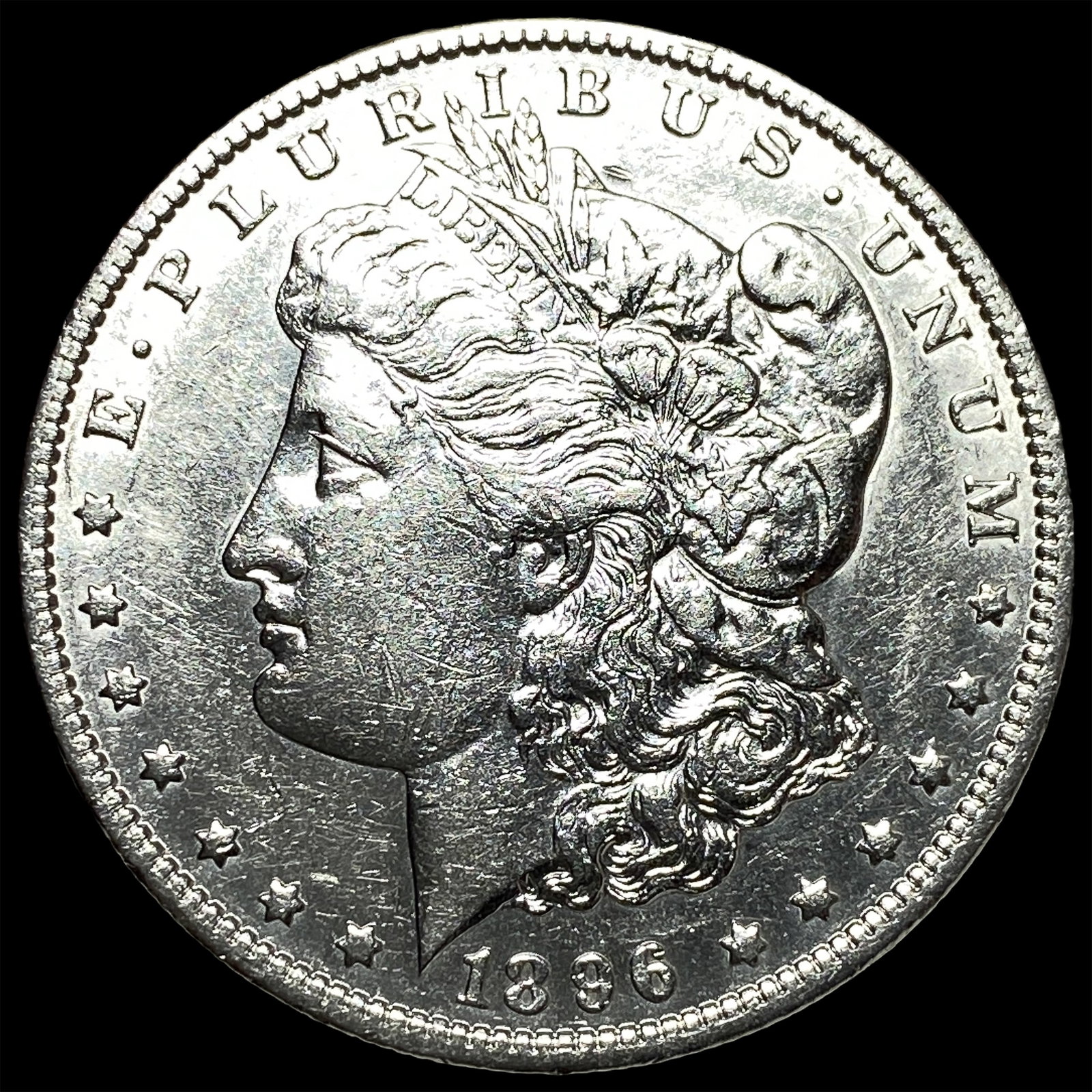 1896 Morgan Silver Dollar CHOICE AU (1 of 2)