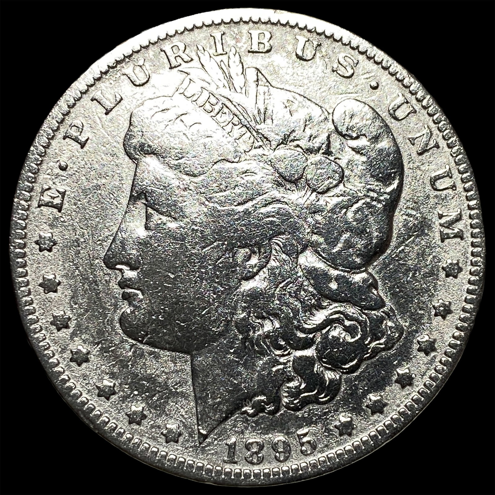 1895-S Silver Morgan Dollar LIGHTLY CIRCULATED: 1895-S Silver Morgan Dollar LIGHTLY CIRCULATED