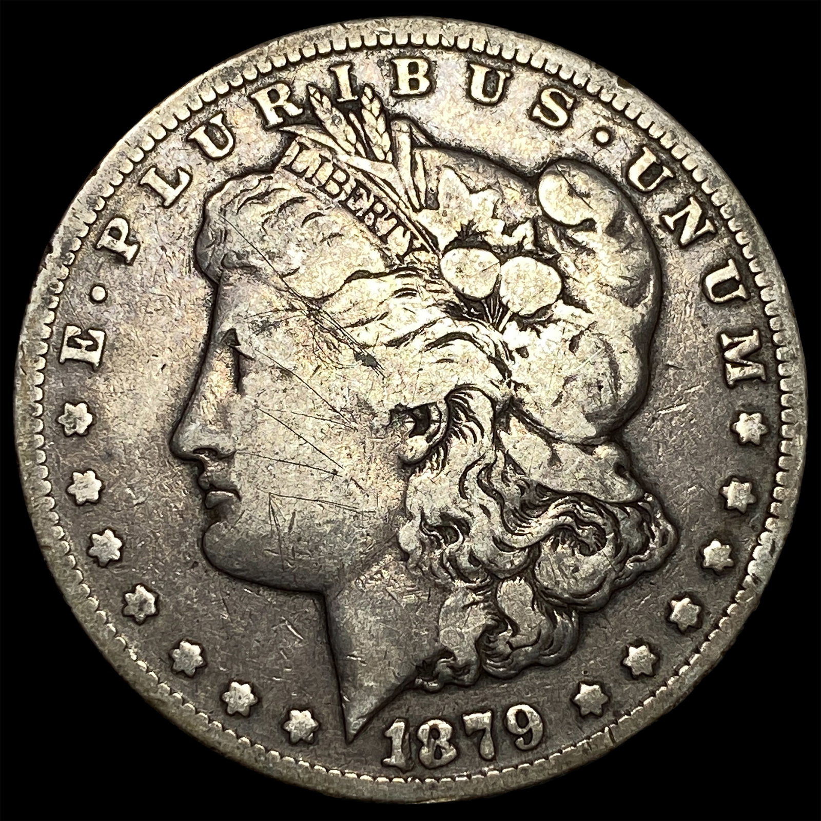 1879-CC Silver Morgan Dollar ABOUT UNCIRCULATED (1 of 2)