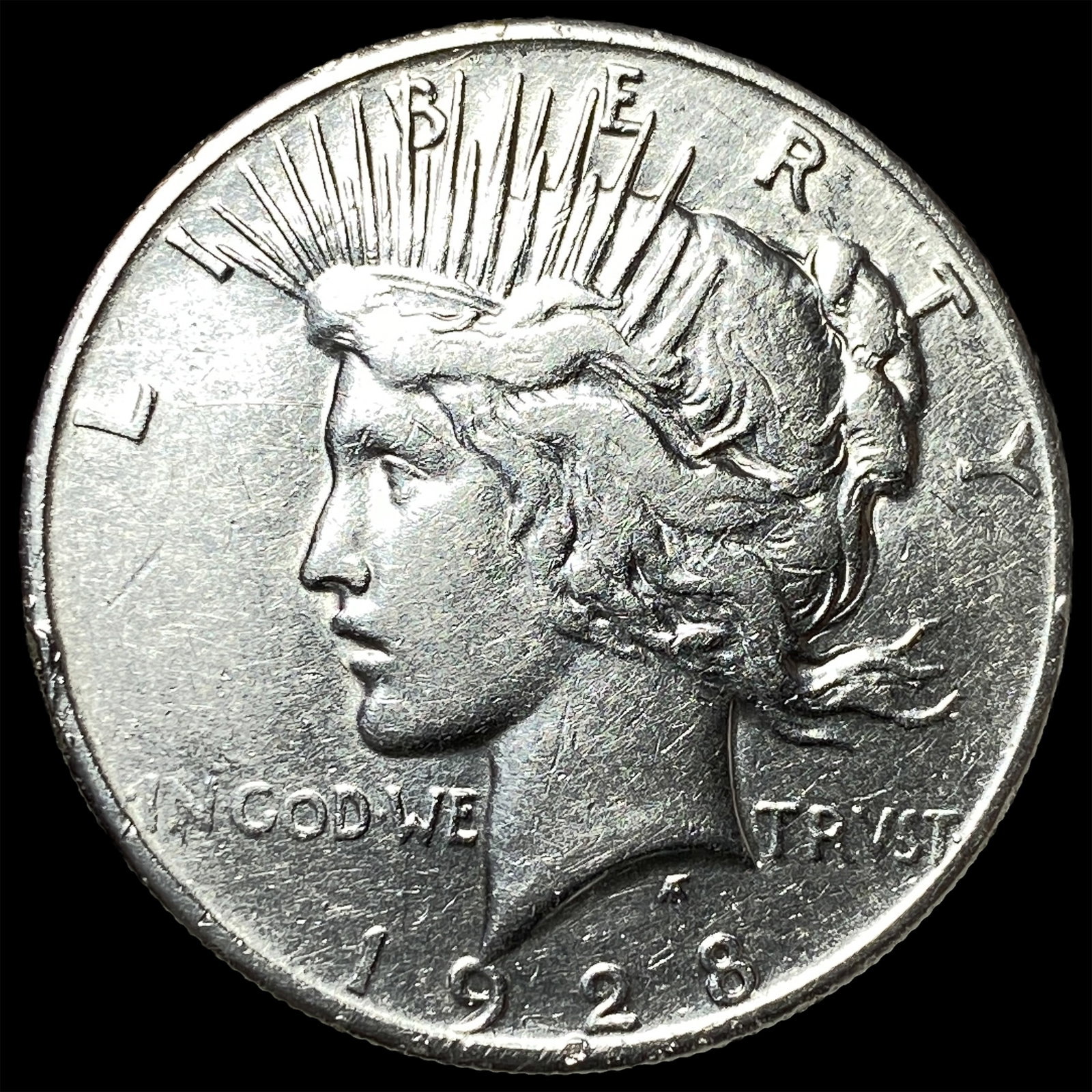 1928 Peace Silver Dollar CLOSELY UNCIRCULATED (1 of 2)