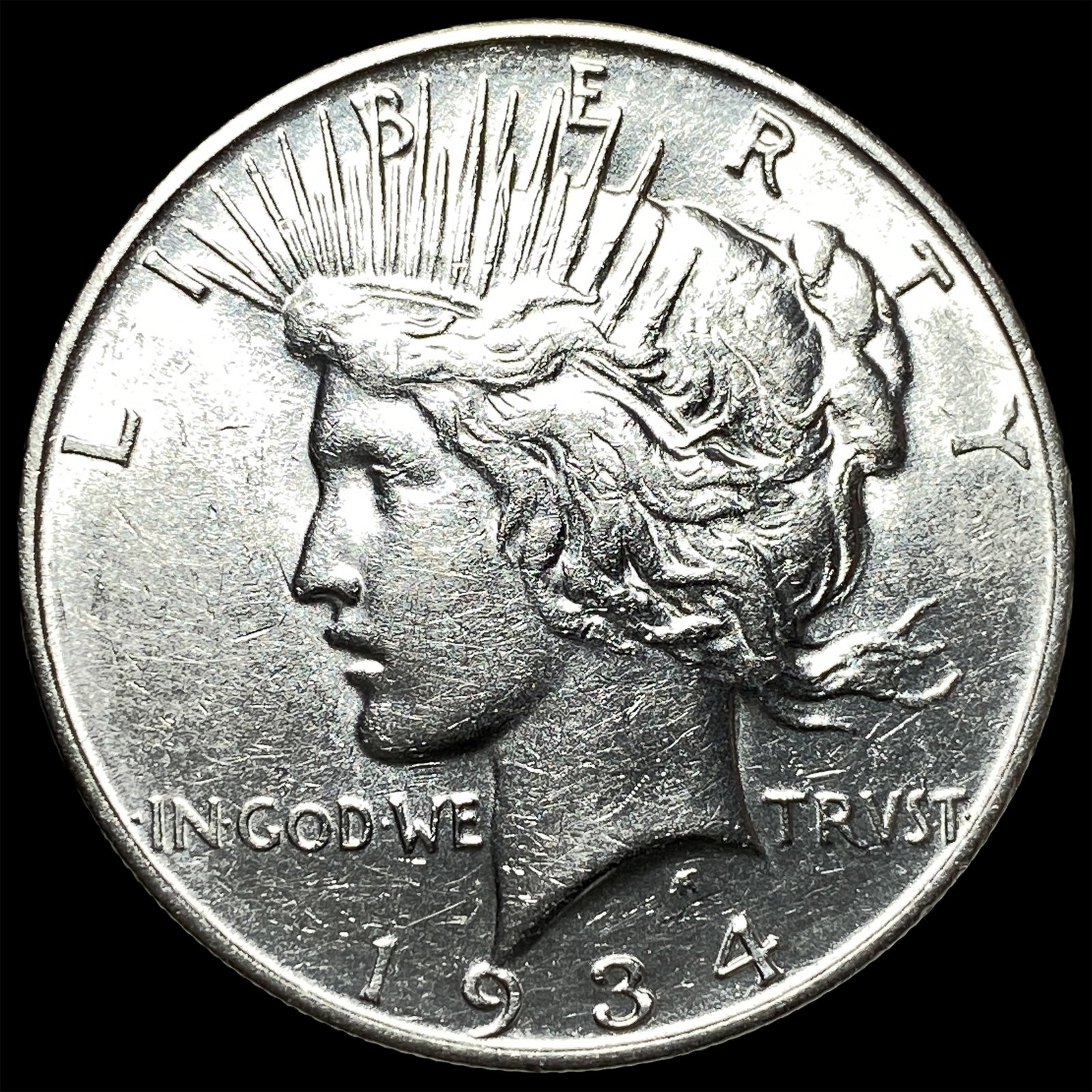 1934-D Silver Peace Dollar UNCIRCULATED: 1934-D Silver Peace Dollar UNCIRCULATED