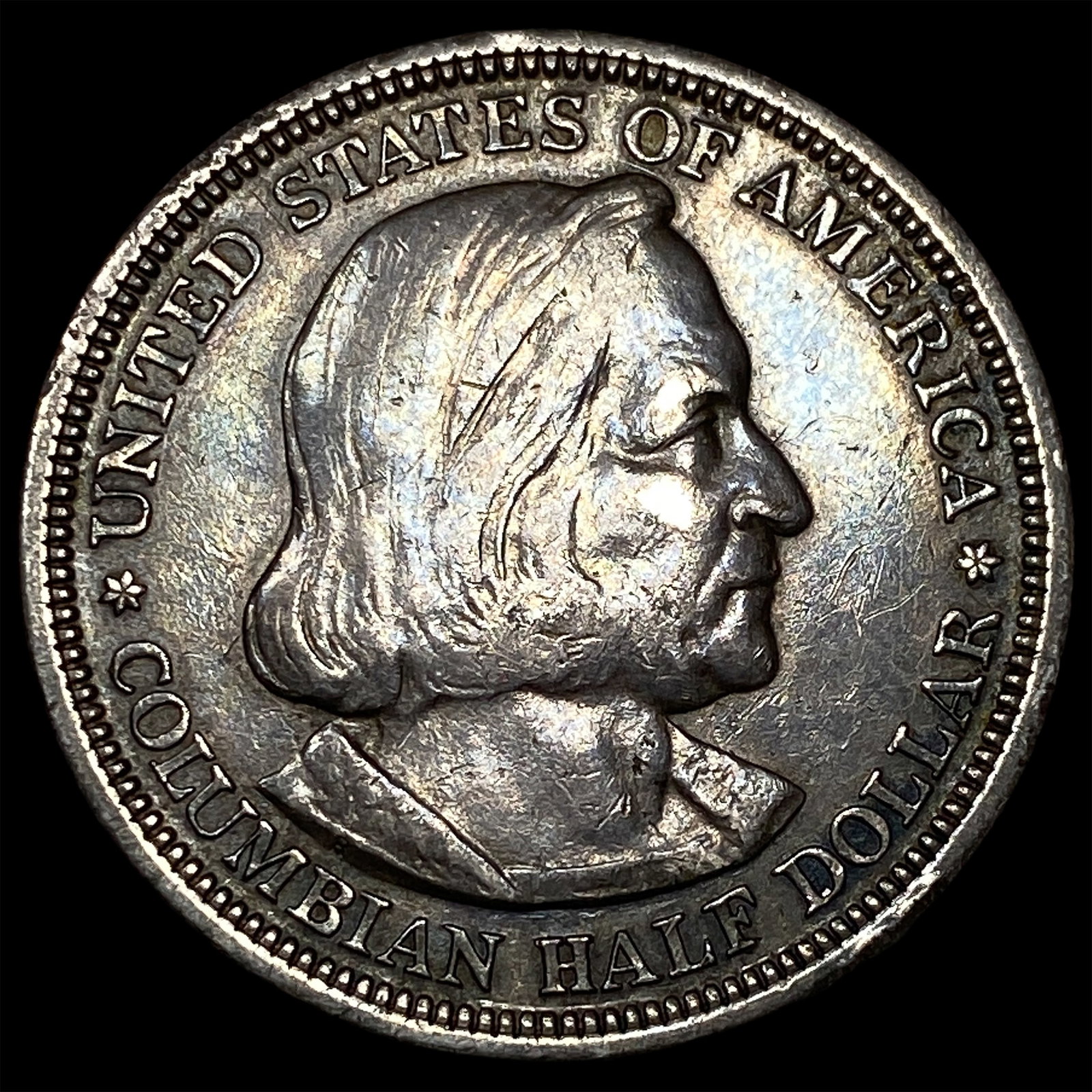 1893 Silver Columbian Half Dollar NEARLY UNCIRCULATED (1 of 2)