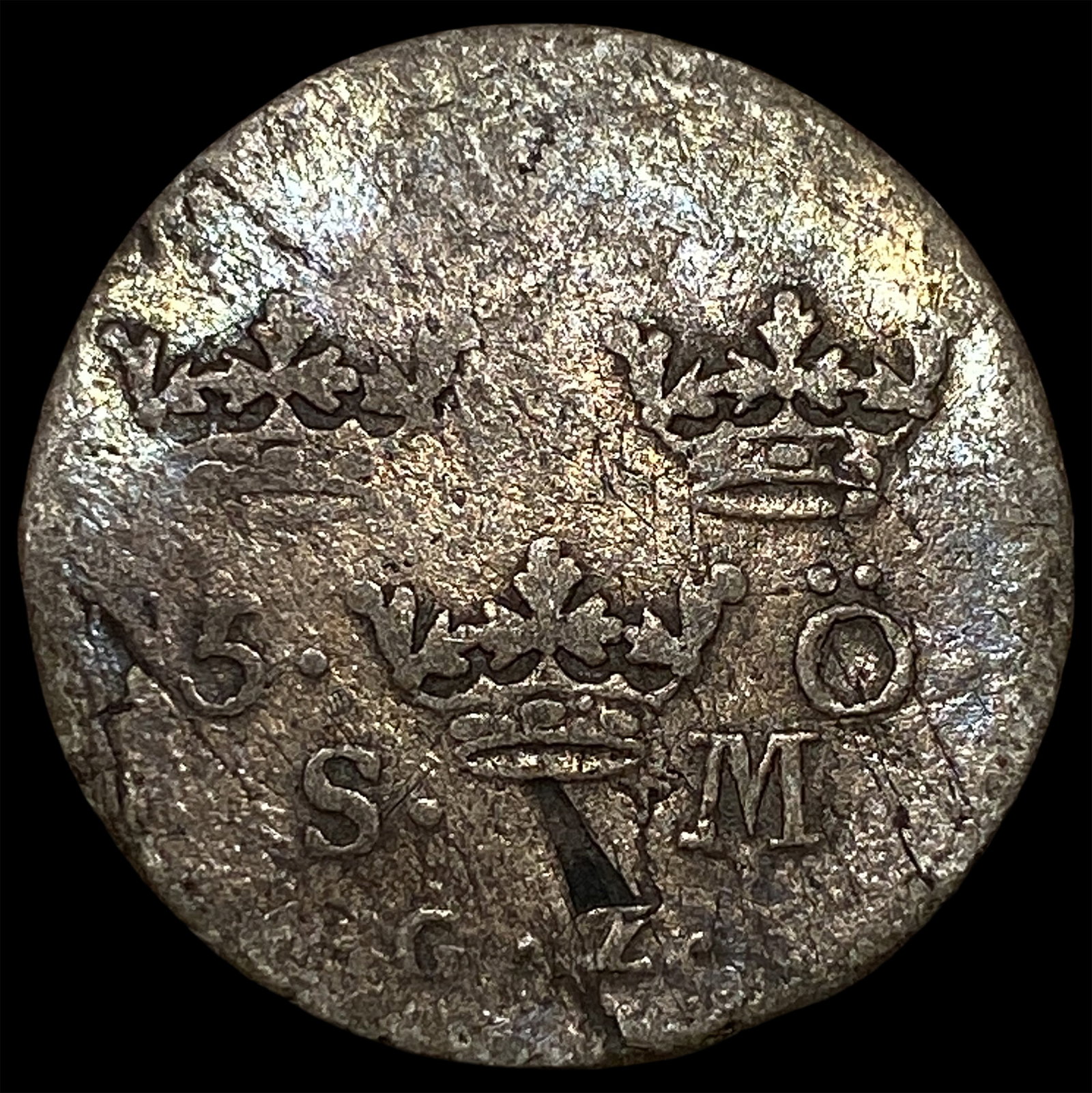Sweden 5 Ã–re 1666 Silver Coin. NEARLY UNCIRCULATED: Sweden 5 Ã–re 1666 Silver Coin. NEARLY UNCIRCULATED