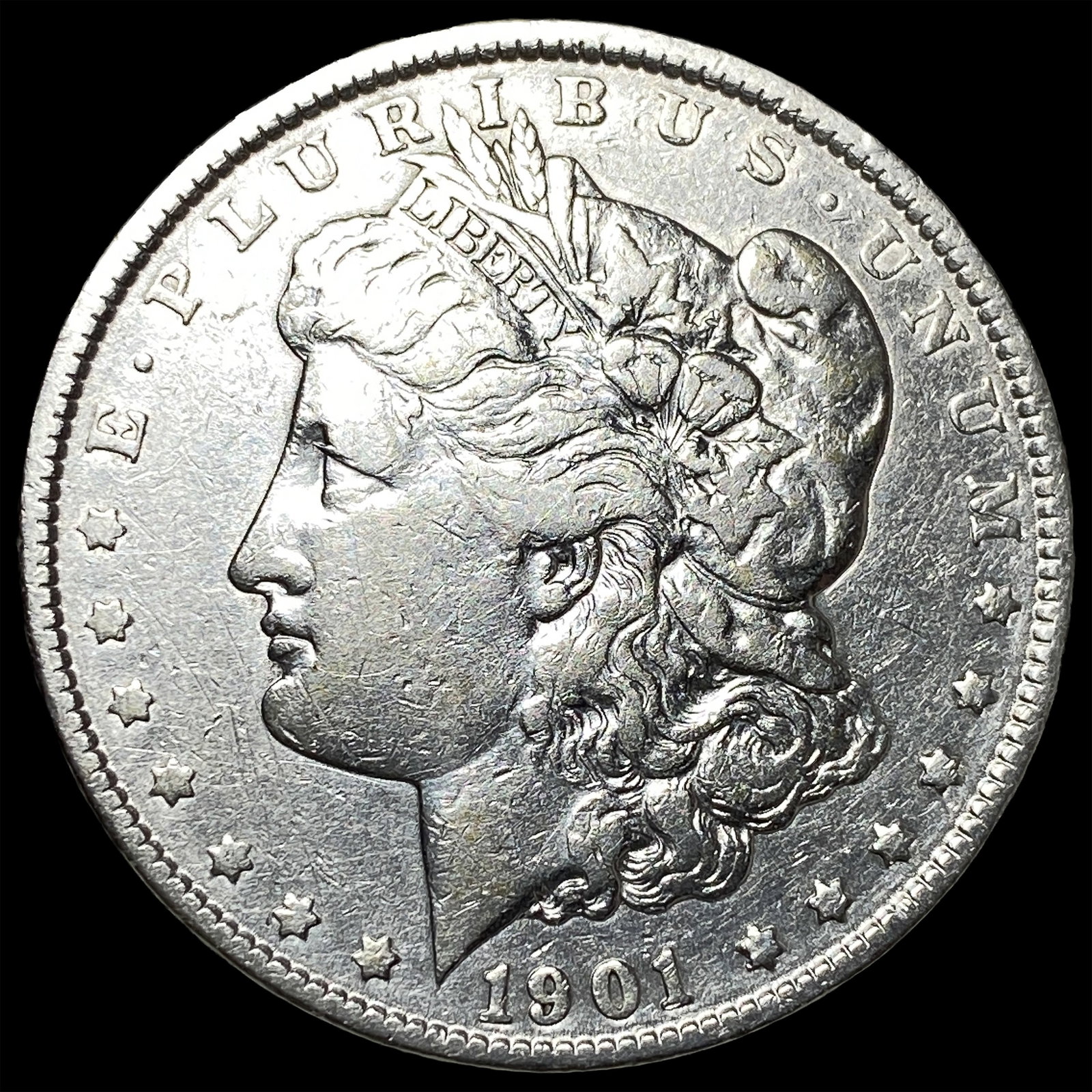 1901-S Silver Morgan Dollar CLOSELY UNCIRCULATED: 1901-S Silver Morgan Dollar CLOSELY UNCIRCULATED
