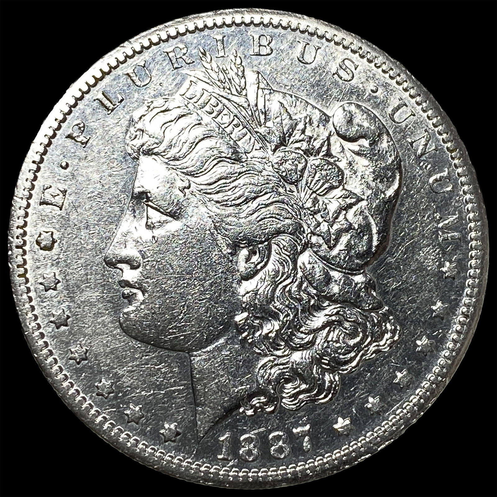 1887-S Silver Morgan Dollar UNCIRCULATED: 1887-S Silver Morgan Dollar UNCIRCULATED