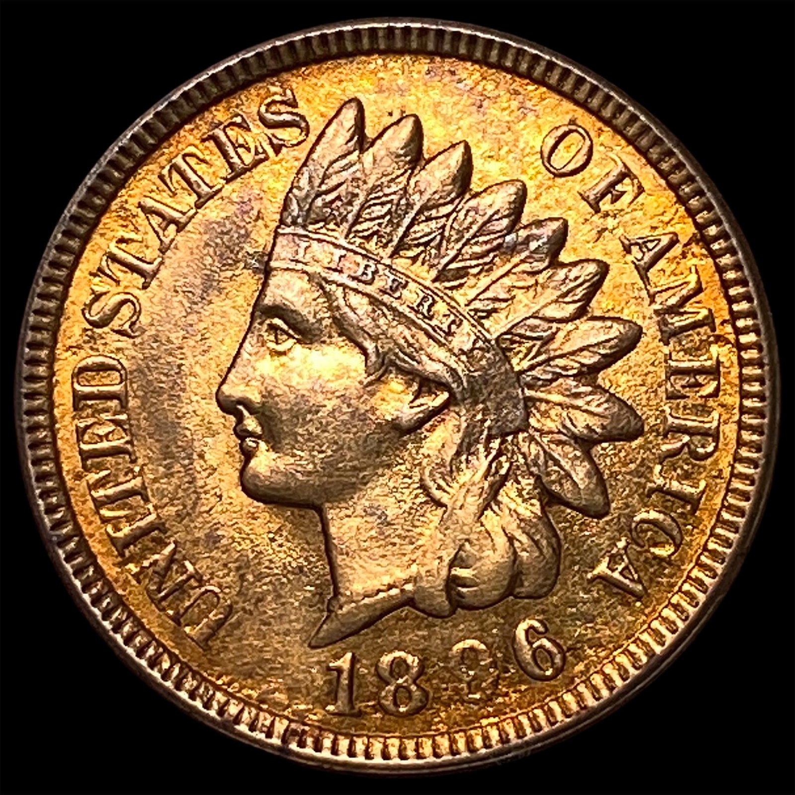 1866 Indian Head Cent UNCIRCULATED: 1866 Indian Head Cent UNCIRCULATED