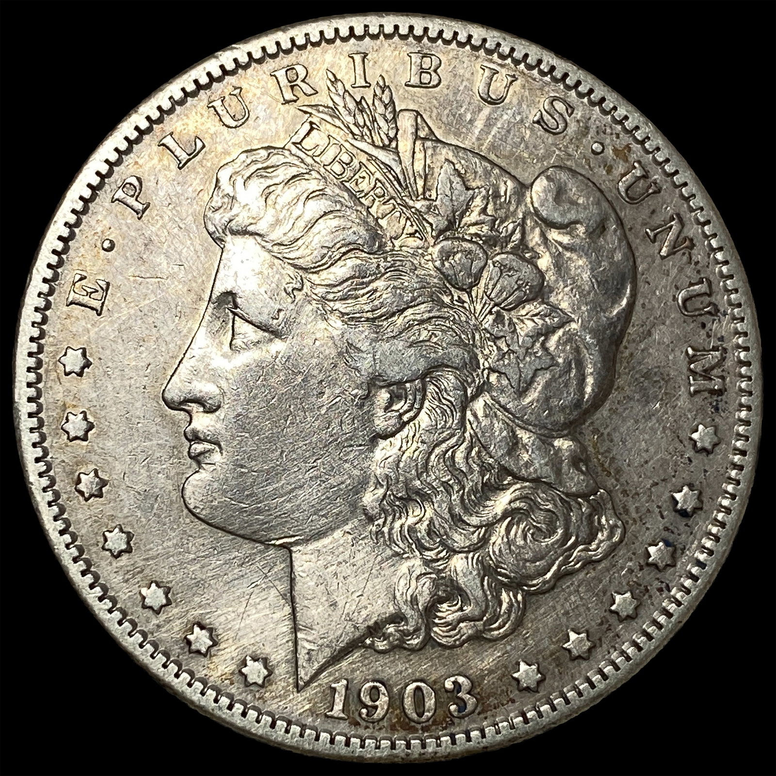 1903-S Silver Morgan Dollar NEARLY UNCIRCULATED: 1903-S Silver Morgan Dollar NEARLY UNCIRCULATED