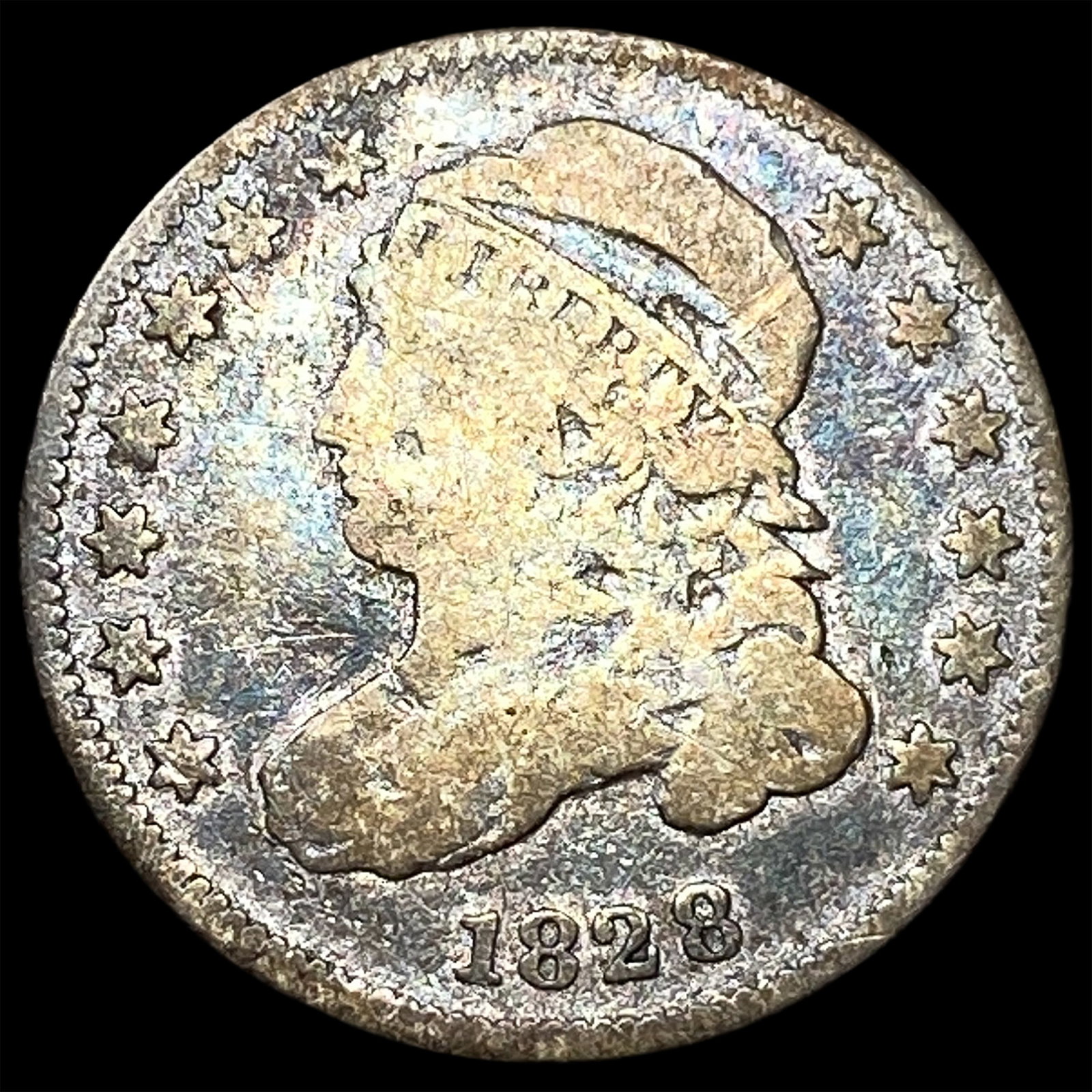 1828 Capped Bust Dime NICELY CIRCULATED (1 of 2)